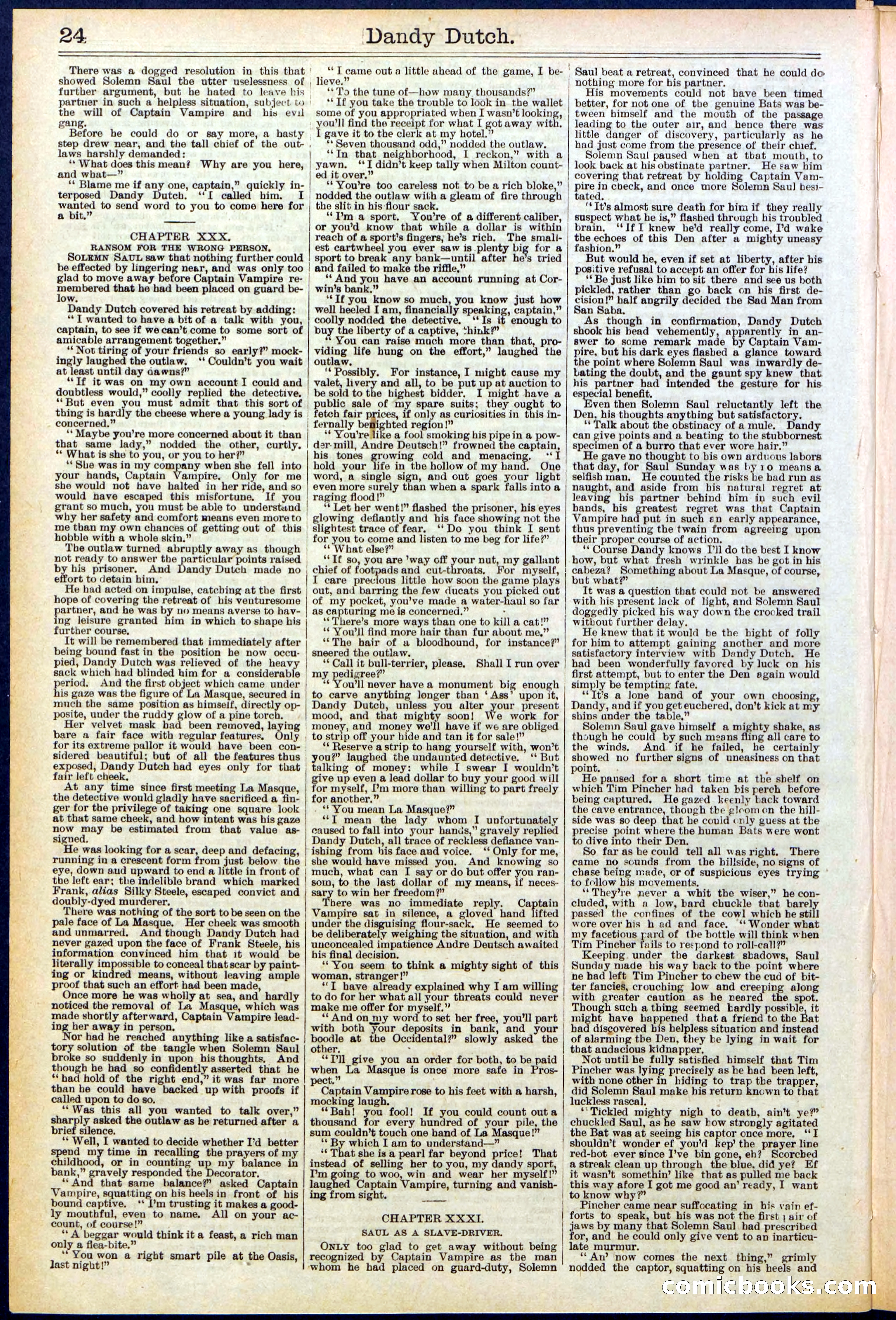 Beadle's New York Dime Library, No. 535 — page 24 of 32