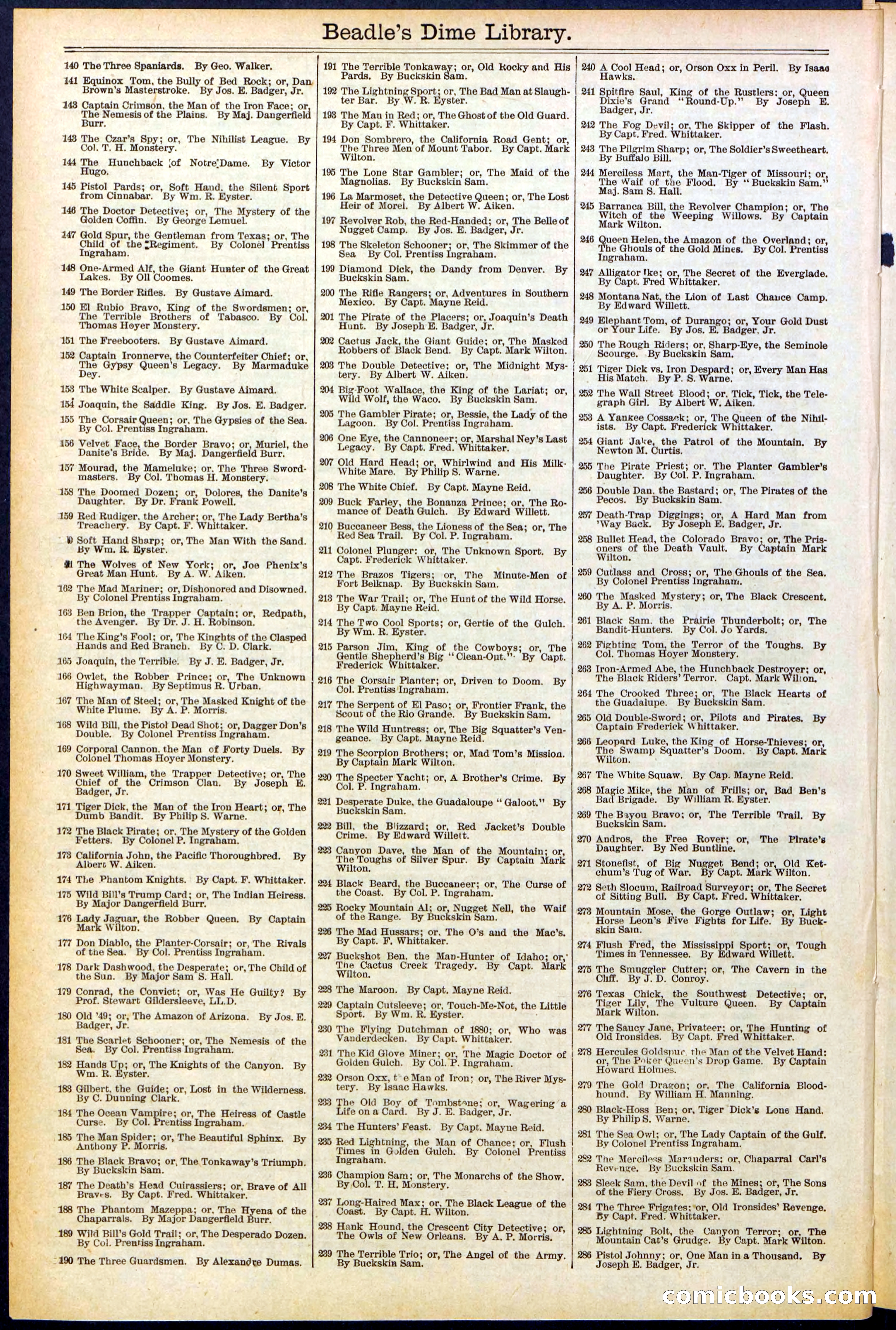 Beadle's New York Dime Library, No. 535 — page 30 of 32
