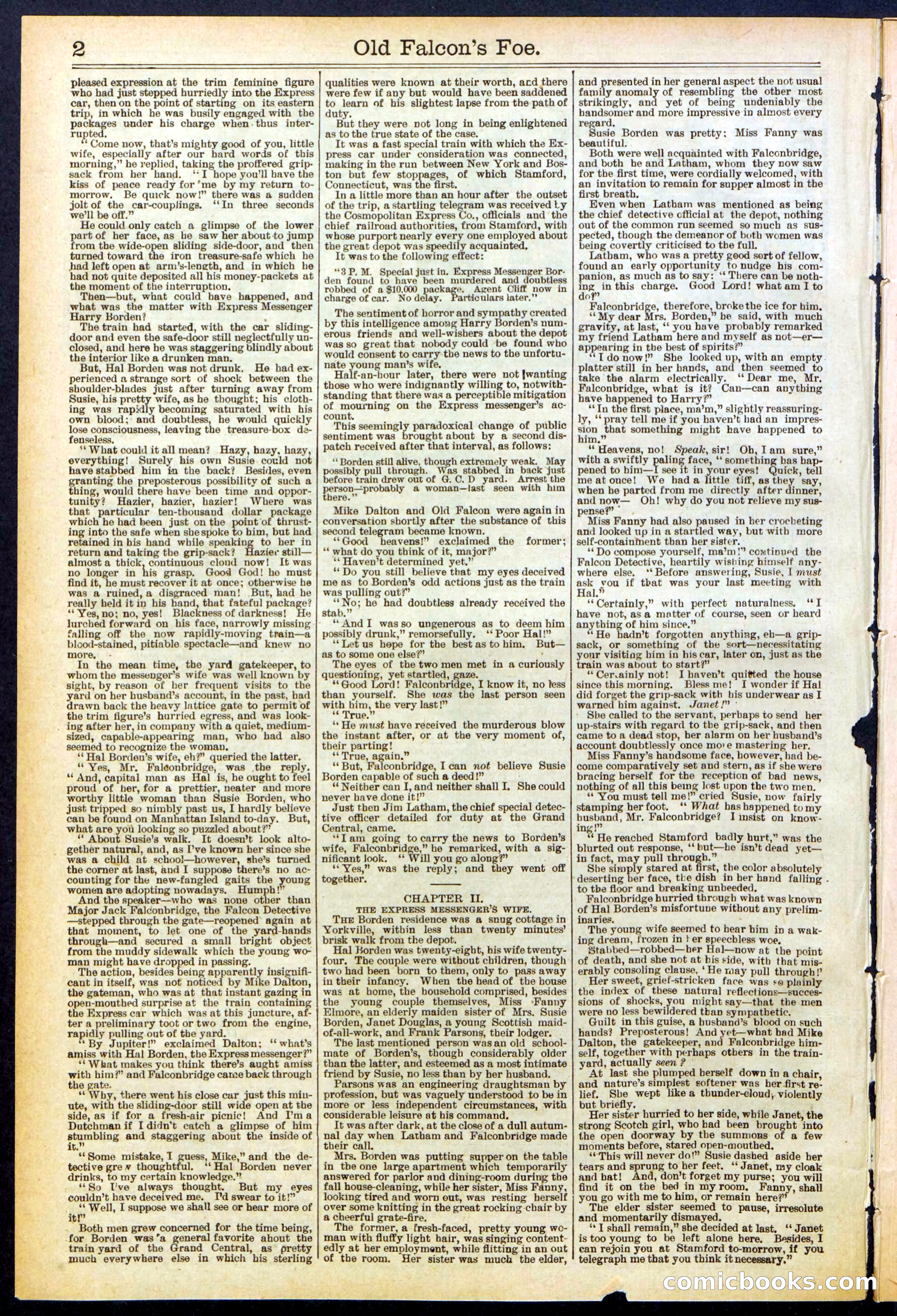 Beadle's New York Dime Library No. 536 — page 2 of 32