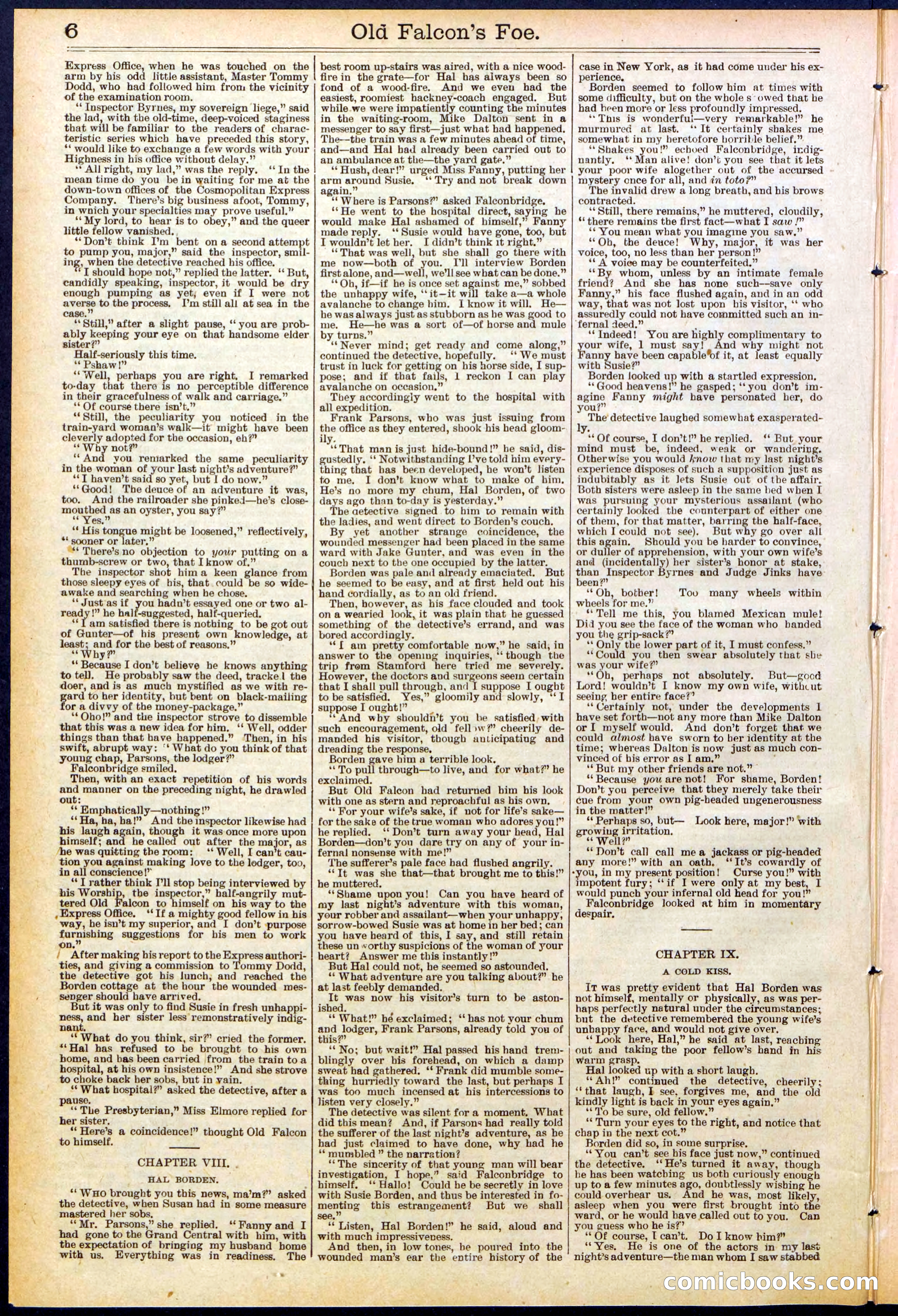 Beadle's New York Dime Library No. 536 — page 6 of 32