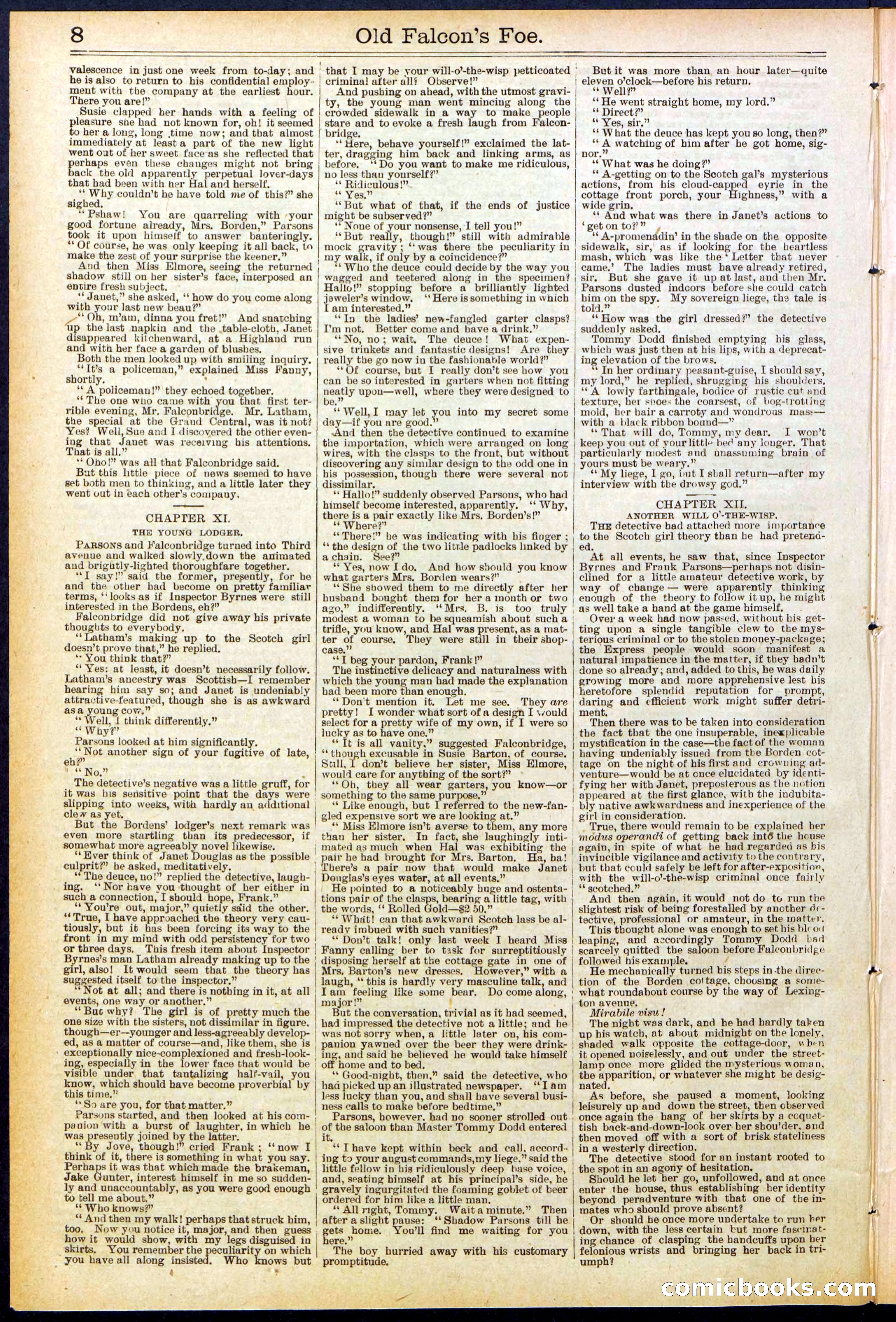 Beadle's New York Dime Library No. 536 — page 8 of 32