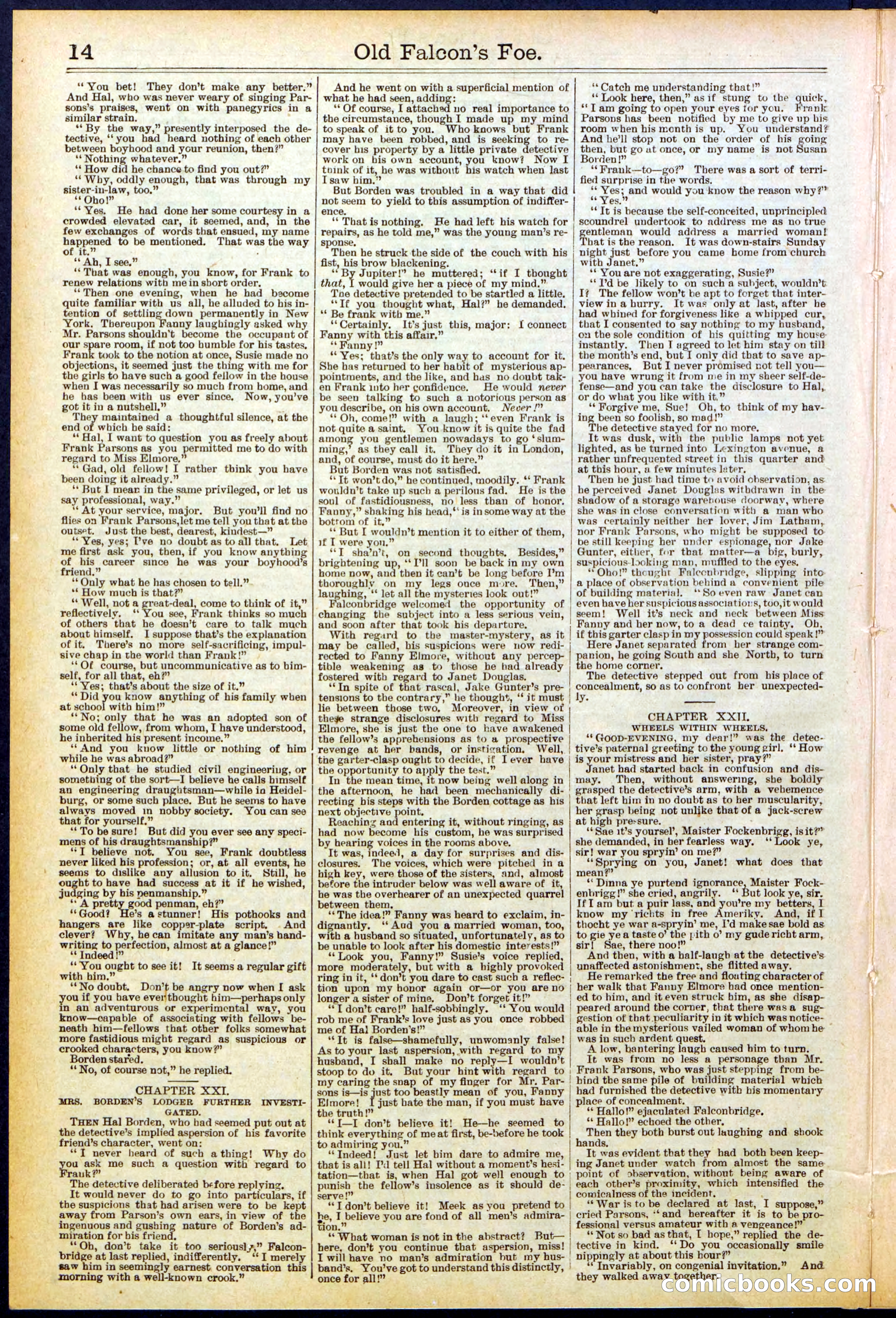 Beadle's New York Dime Library No. 536 — page 14 of 32