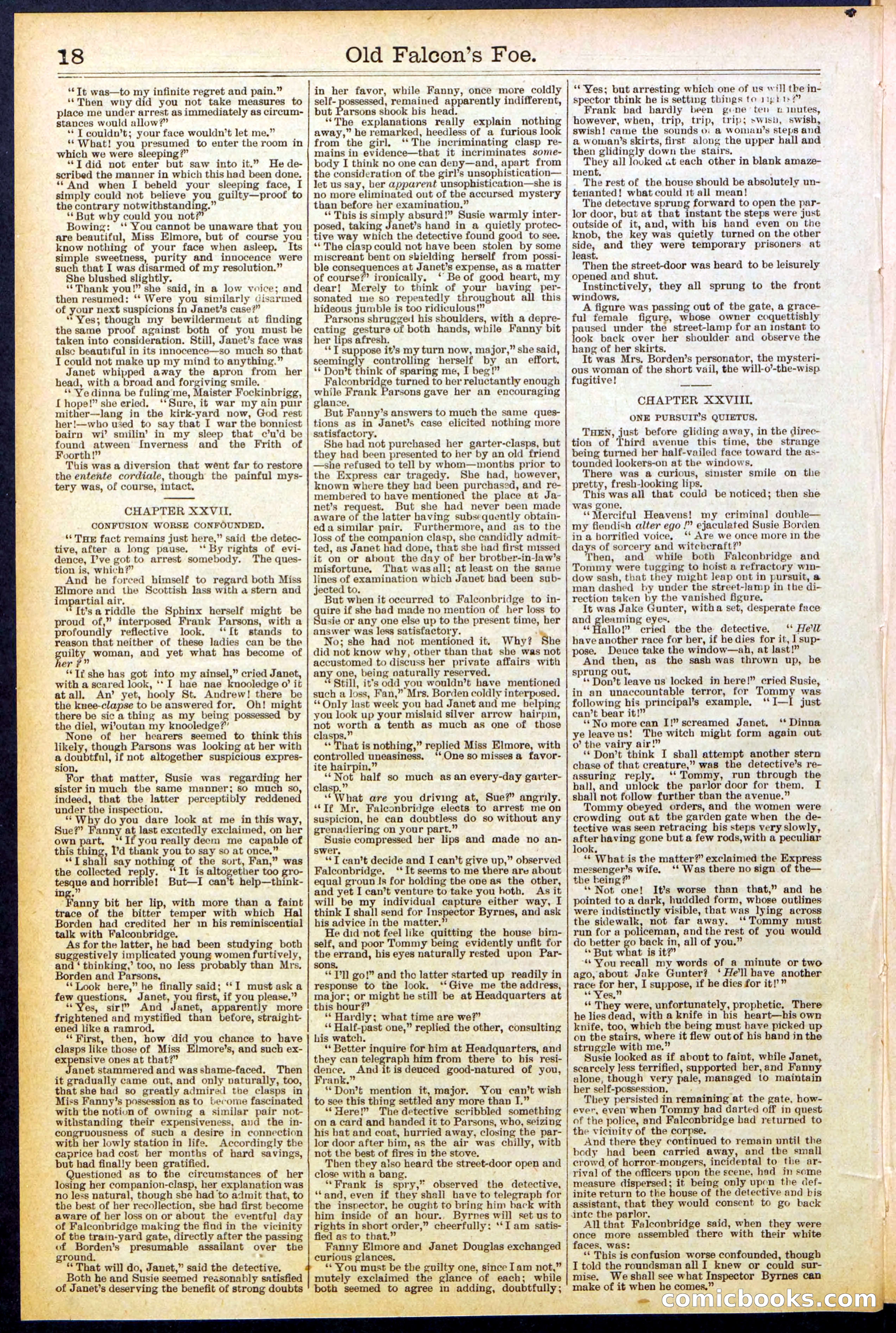 Beadle's New York Dime Library No. 536 — page 18 of 32