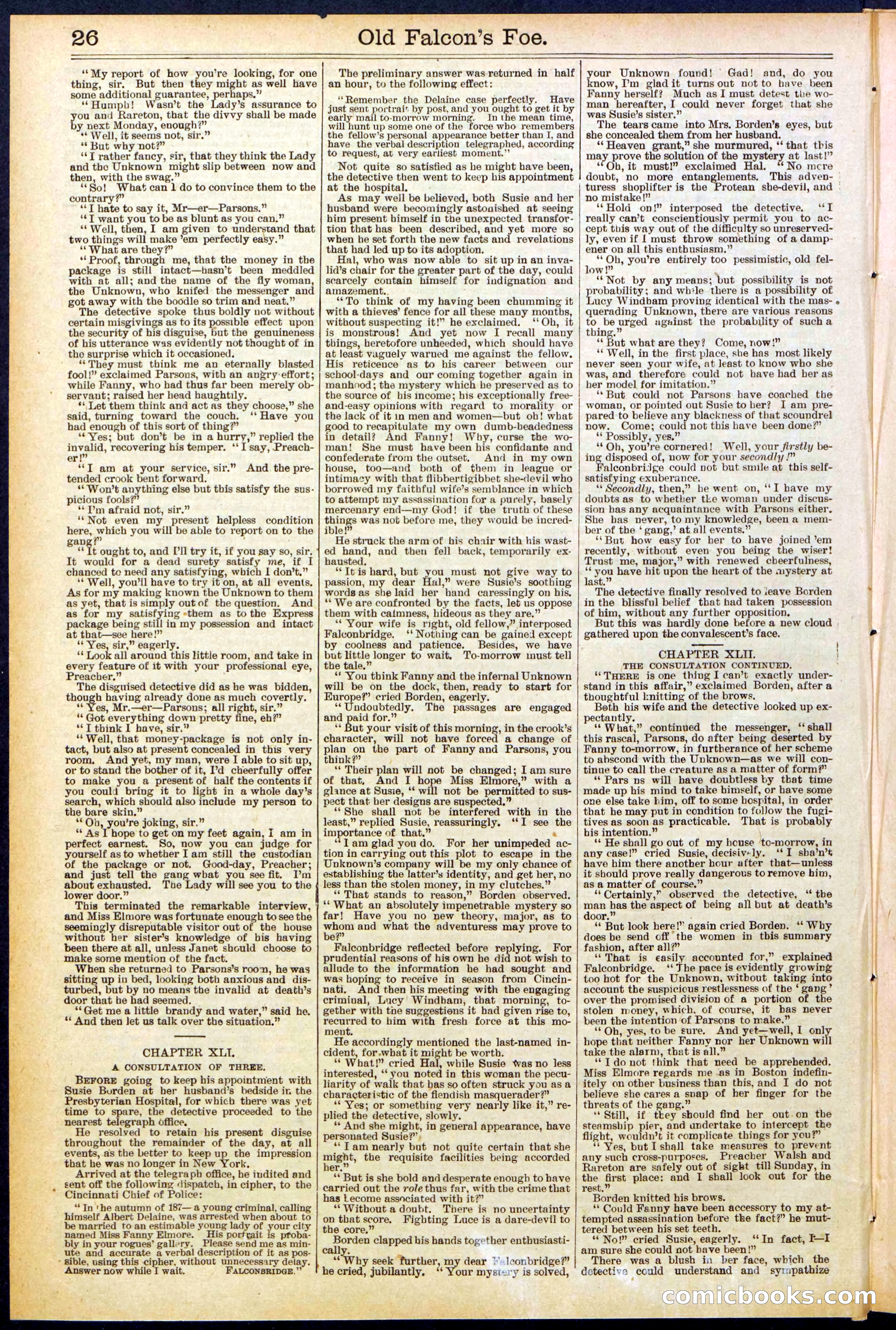 Beadle's New York Dime Library No. 536 — page 26 of 32