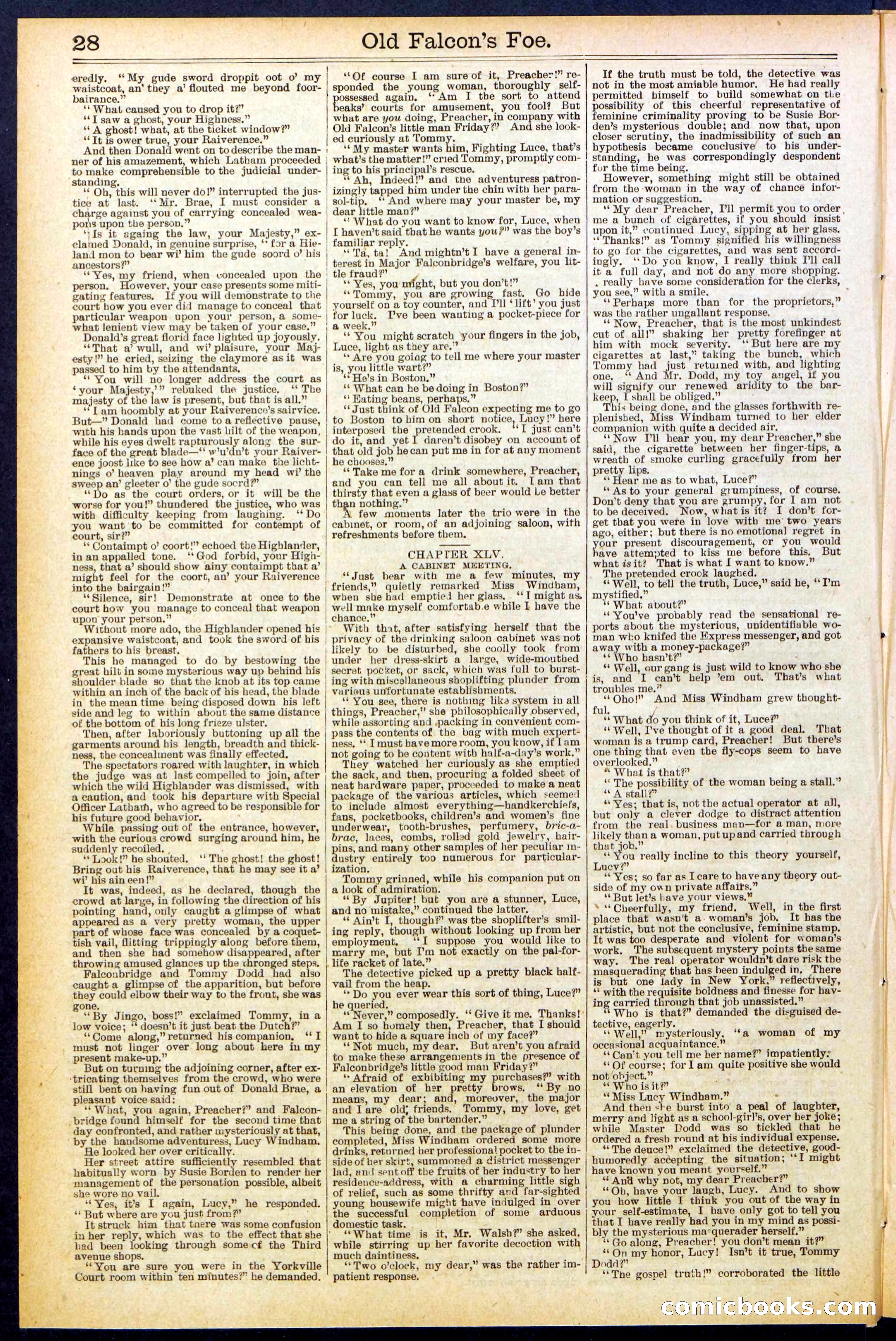 Beadle's New York Dime Library No. 536 — page 28 of 32