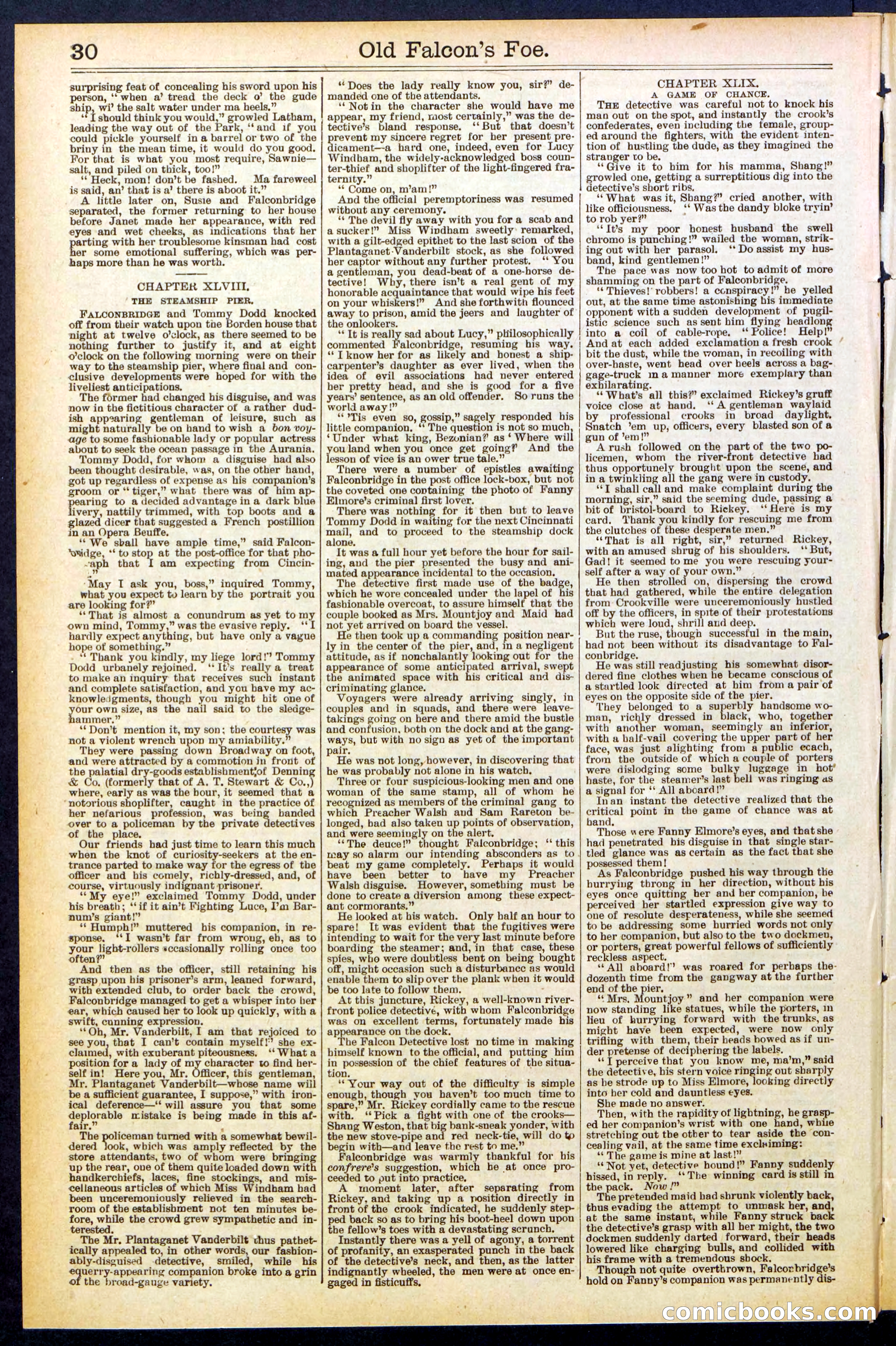 Beadle's New York Dime Library No. 536 — page 30 of 32