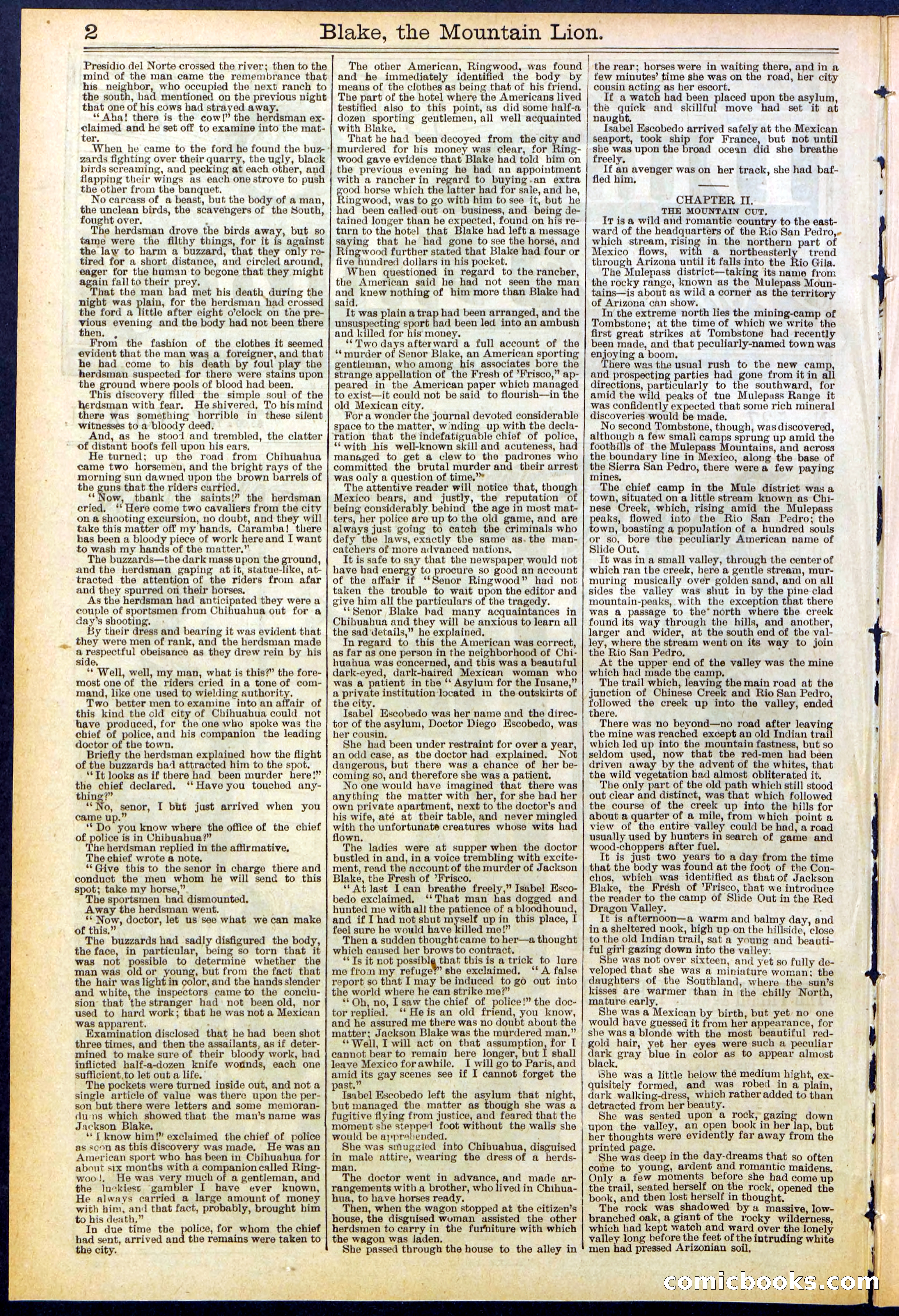 Beadle's Dime Library No. 537 — page 2 of 32