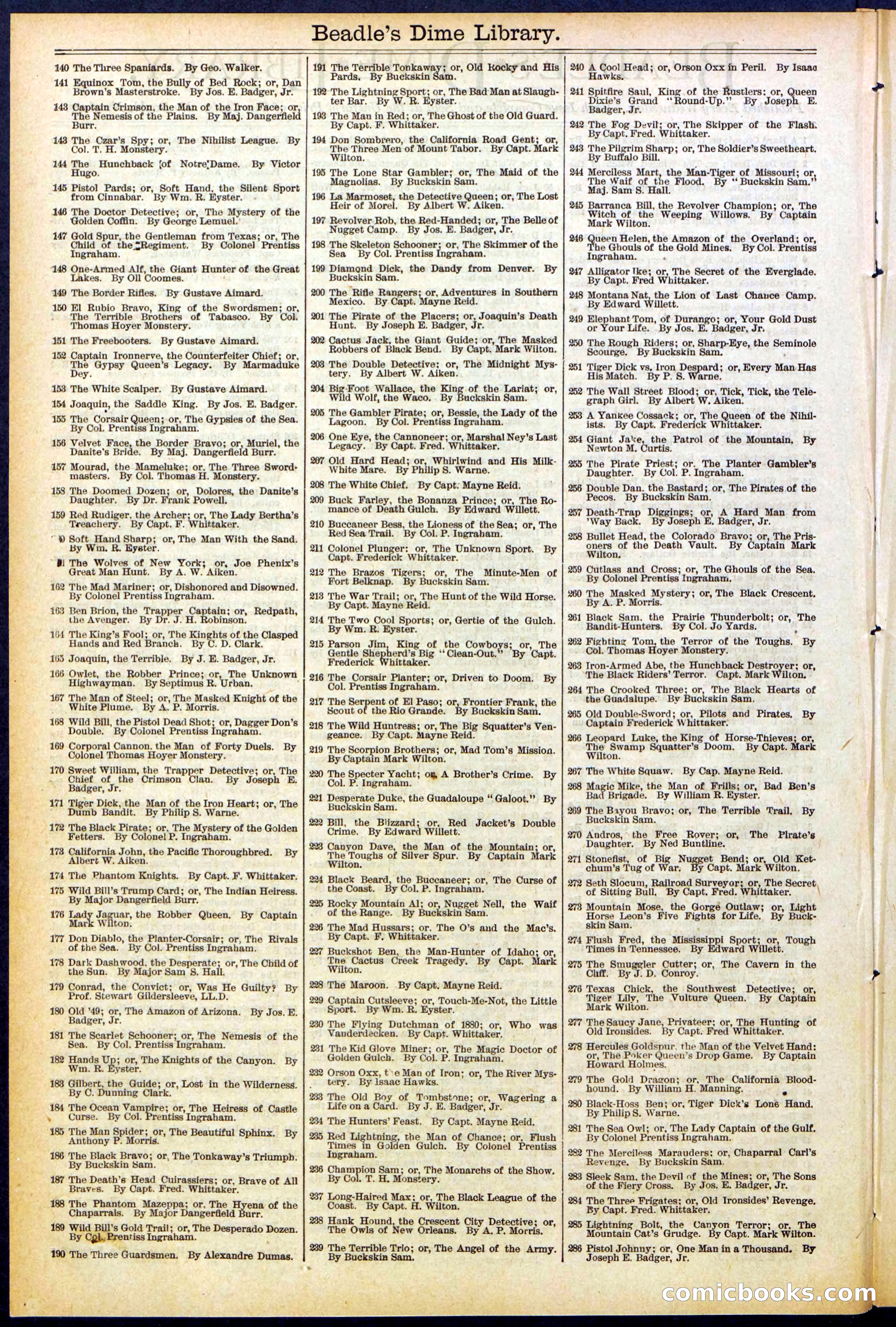 Beadle's Dime Library No. 537 — page 30 of 32
