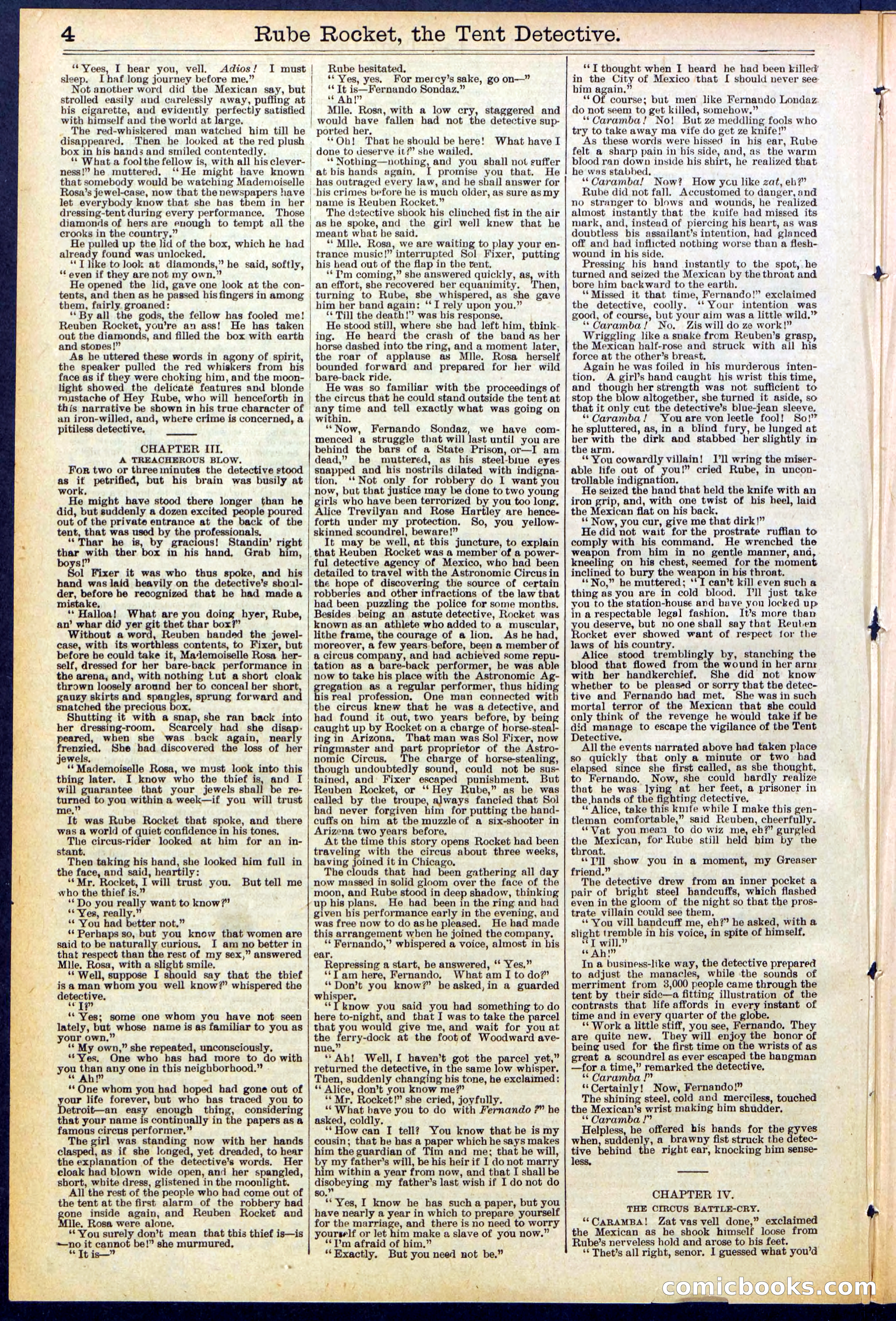Beadle's New York Dime Library No. 538 — page 4 of 32