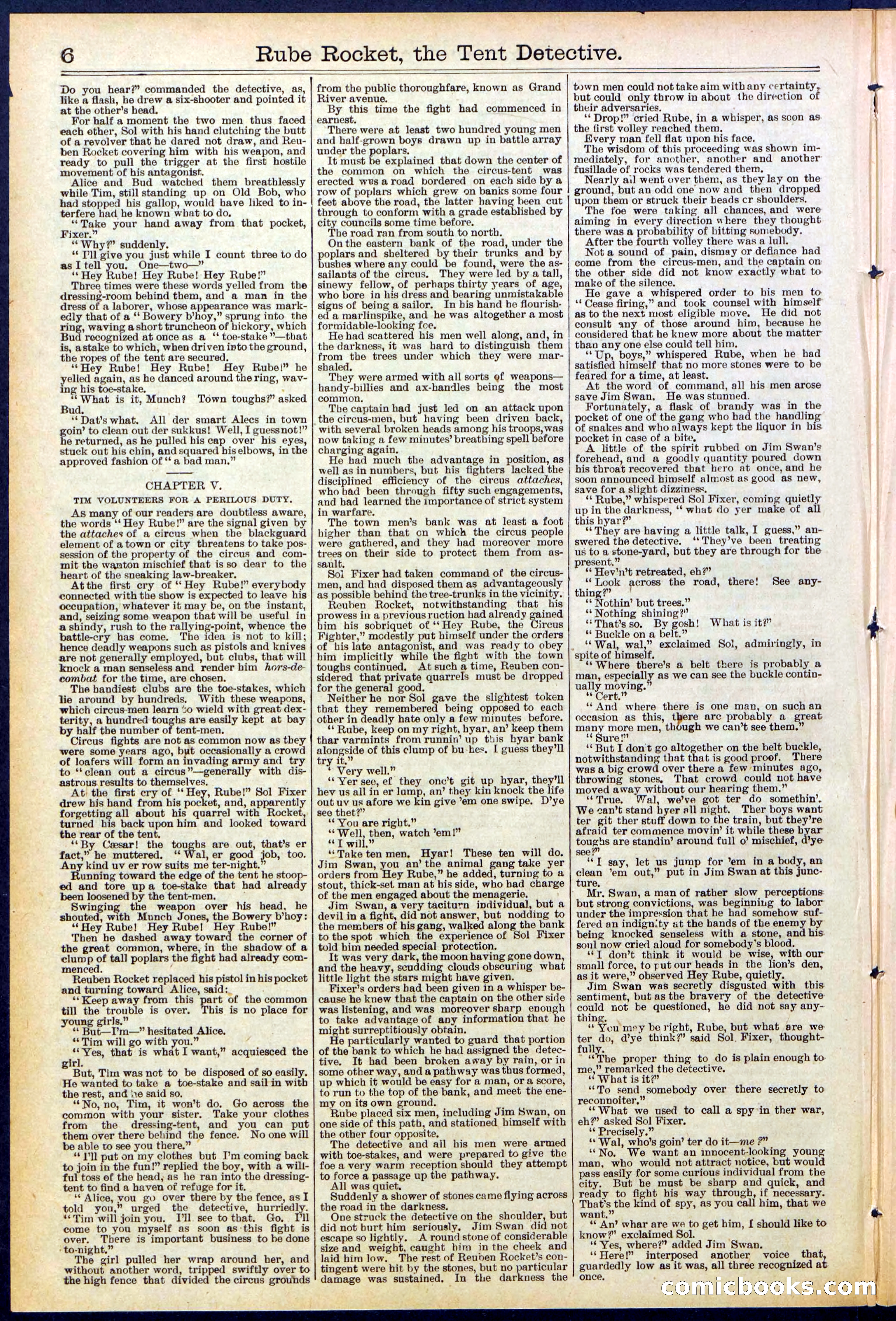 Beadle's New York Dime Library No. 538 — page 6 of 32