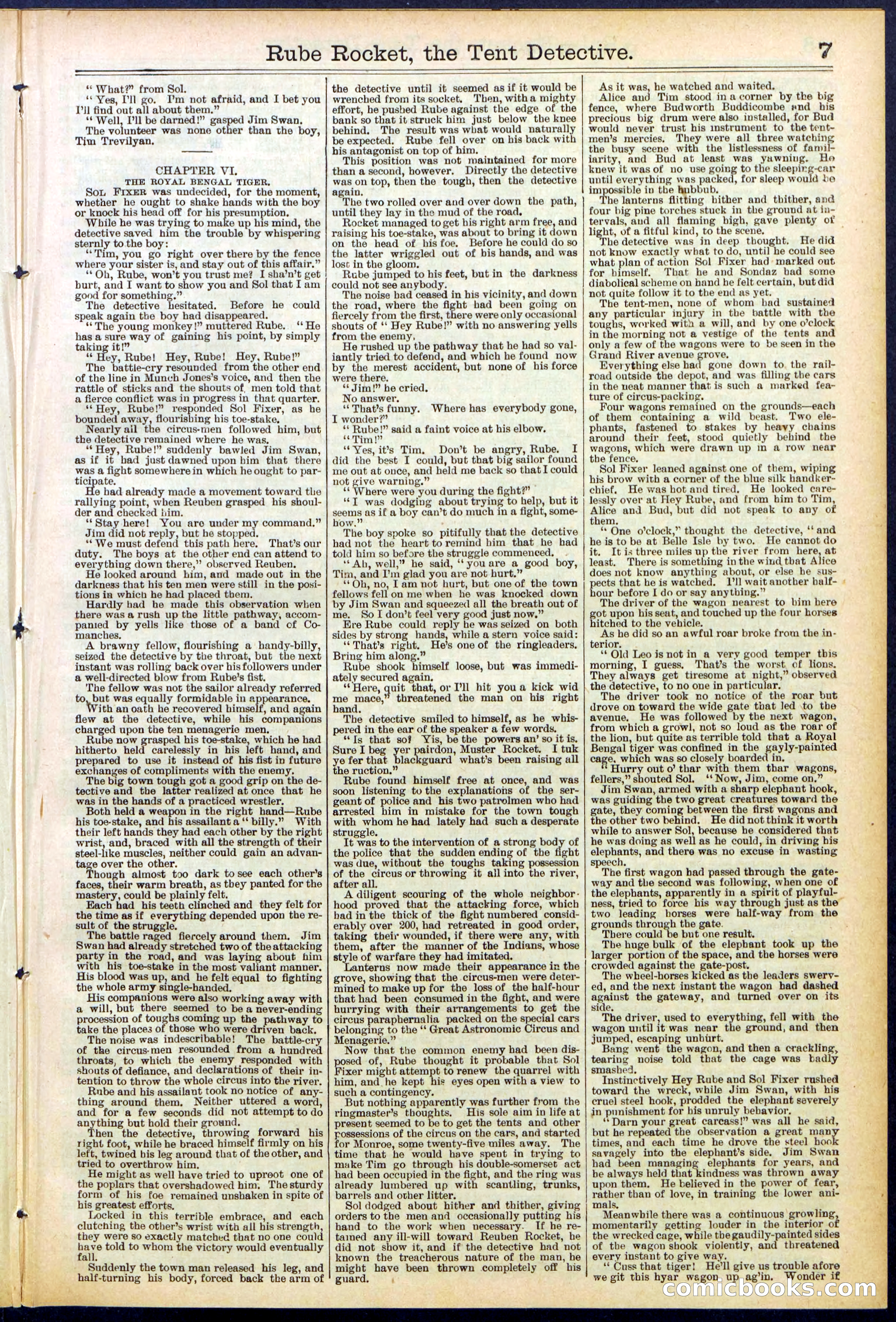 Beadle's New York Dime Library No. 538 — page 7 of 32