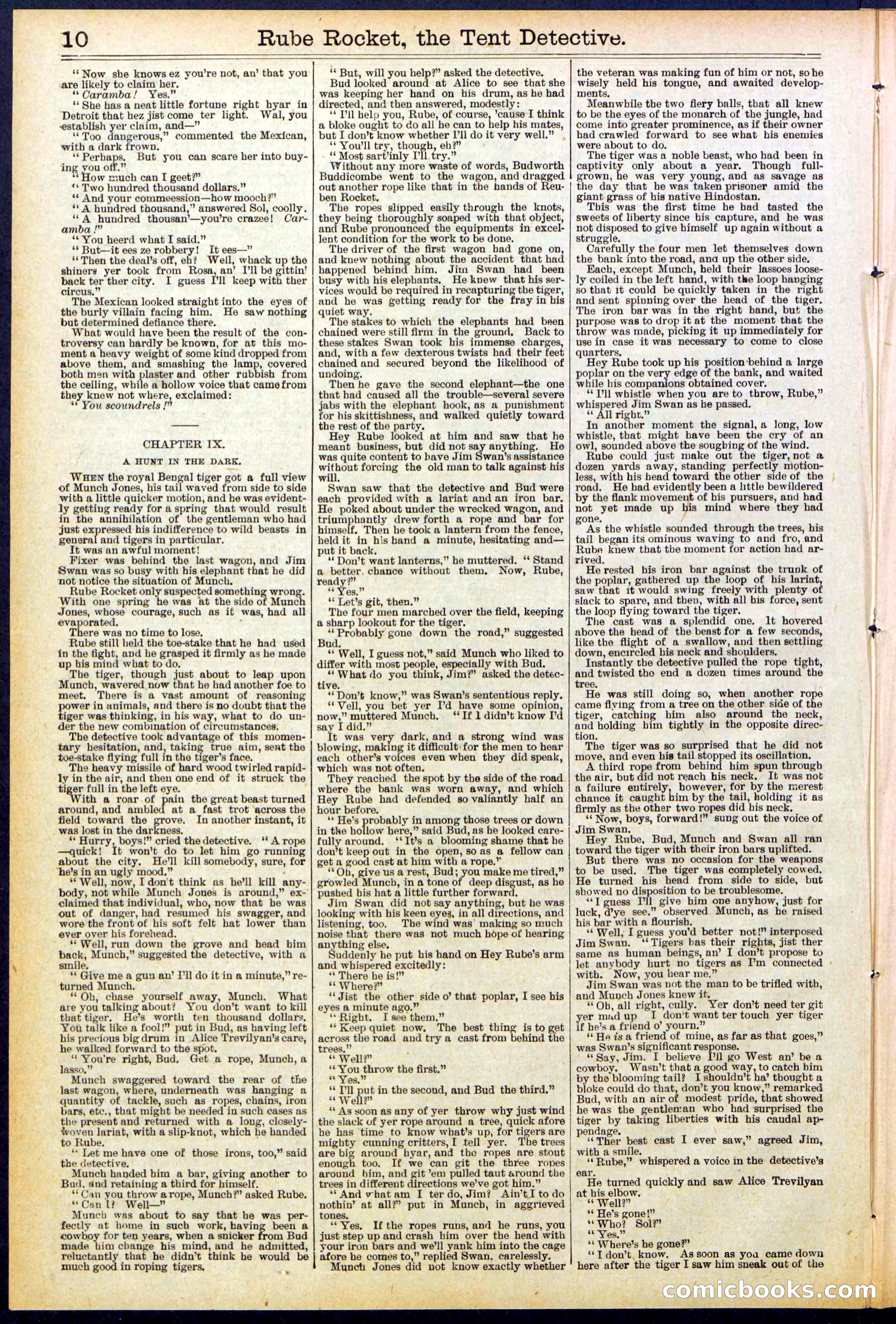 Beadle's New York Dime Library No. 538 — page 10 of 32