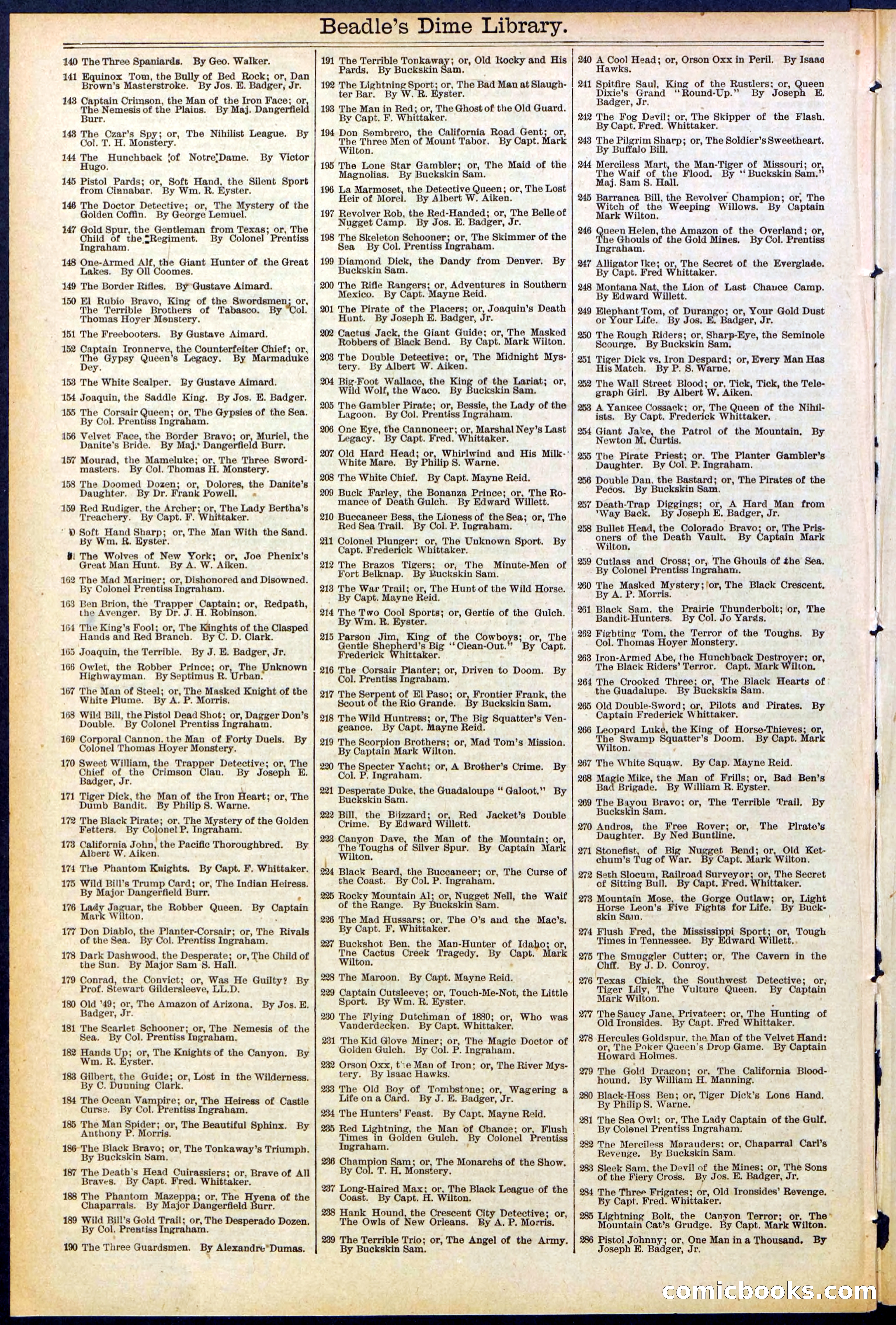 Beadle's New York Dime Library No. 538 — page 30 of 32