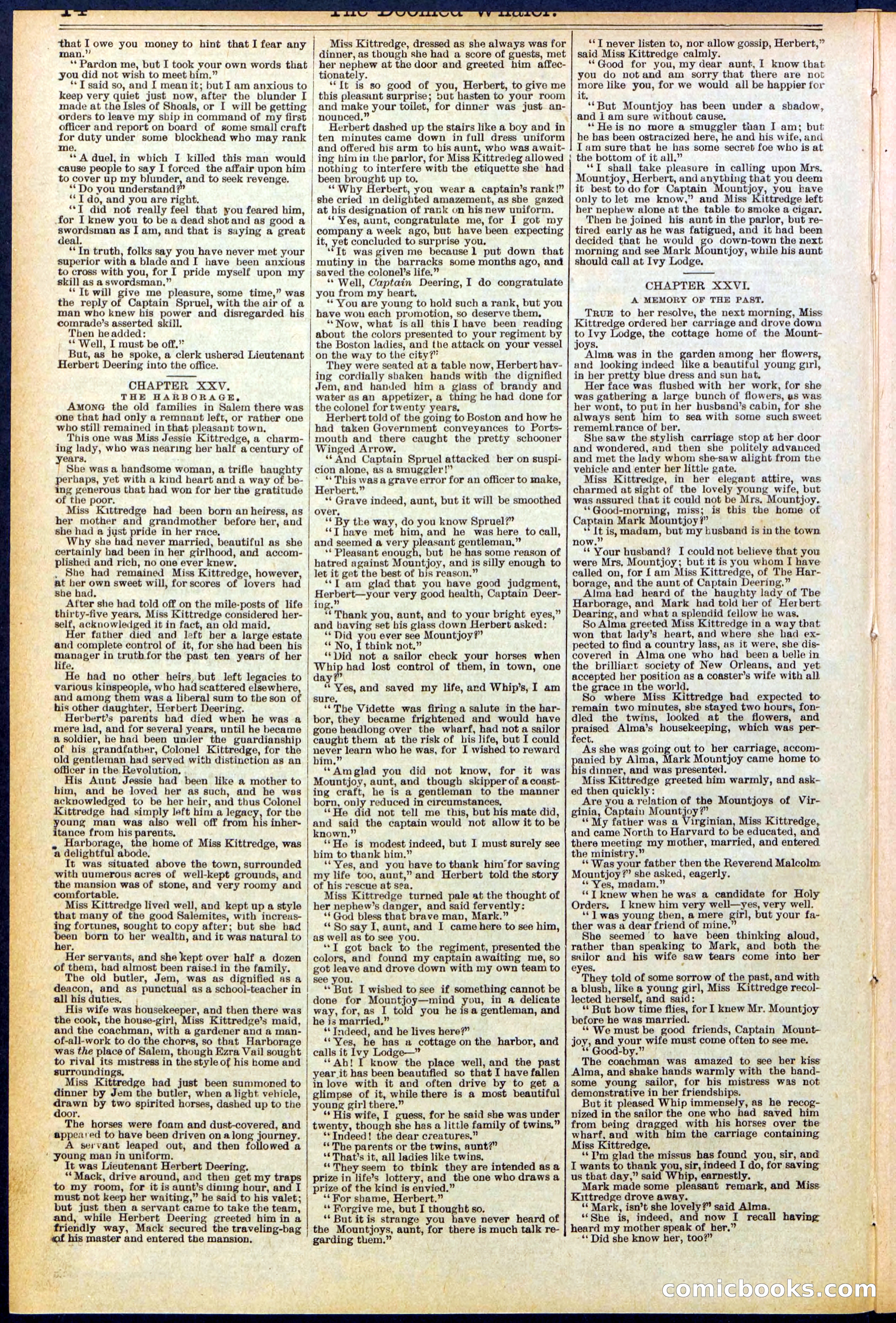 Beadle's Dime Library No. 546: The Doomed Whaler — page 14 of 32