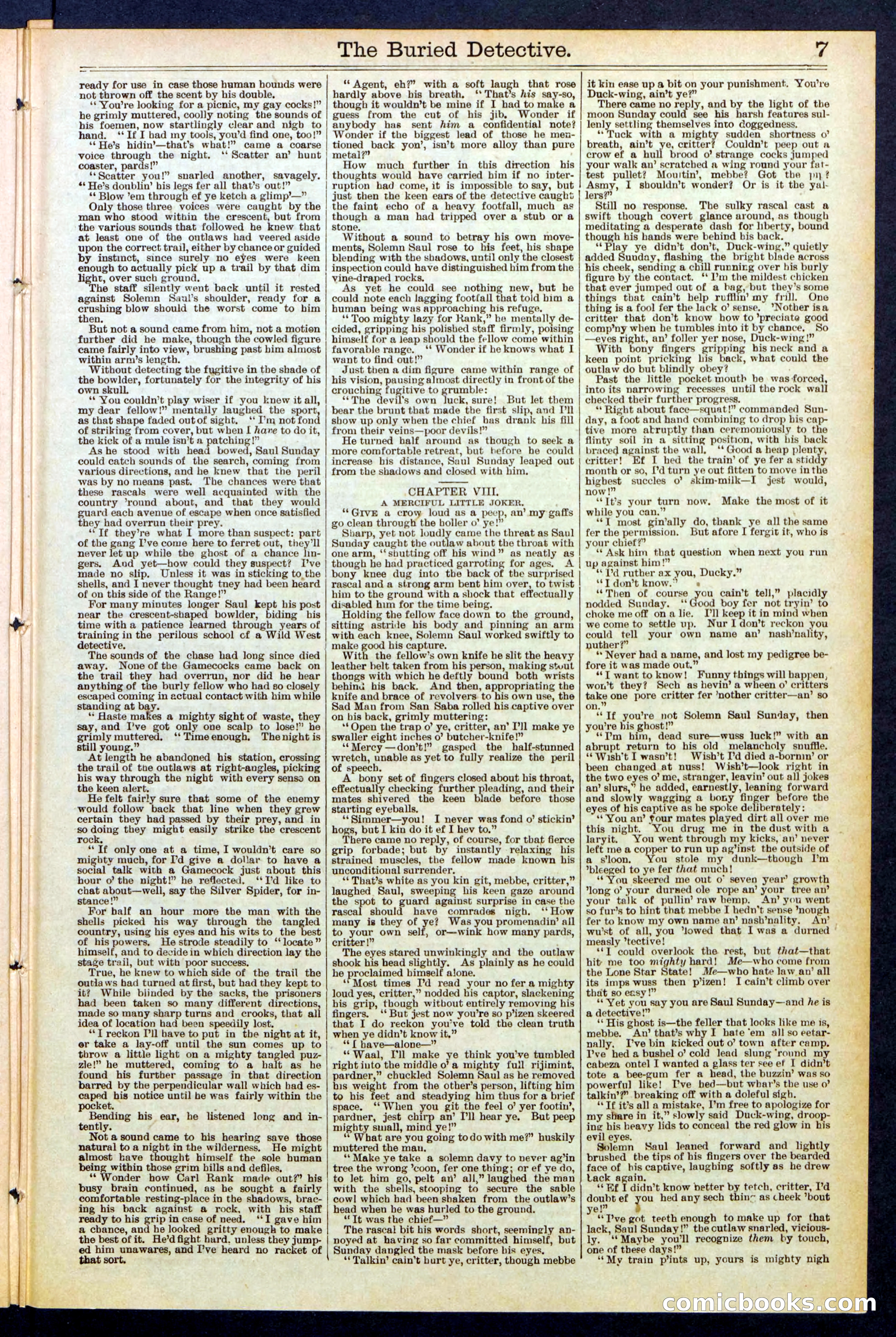 Beadle's New York Dime Library, No. 547 — page 7 of 32