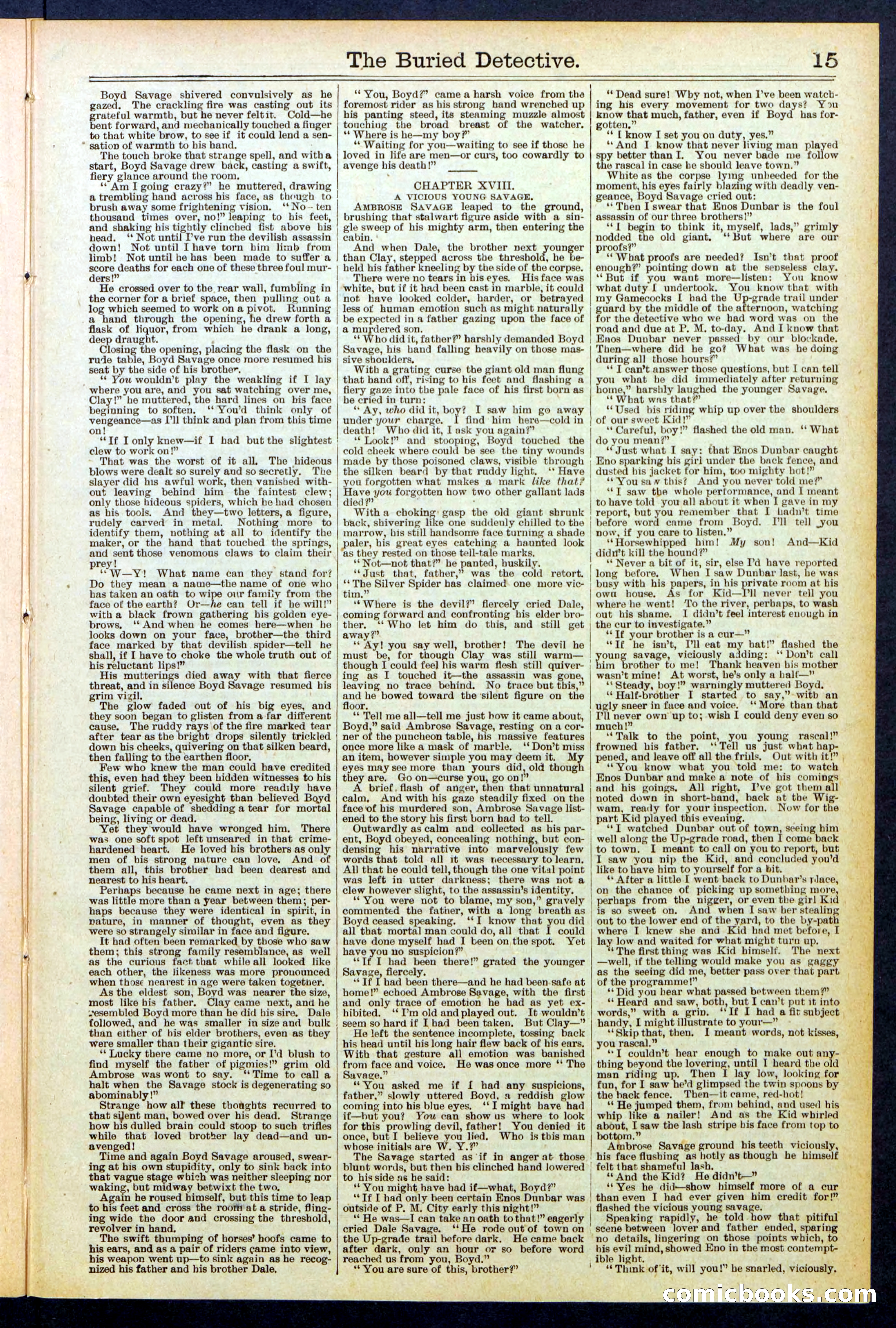 Beadle's New York Dime Library, No. 547 — page 15 of 32