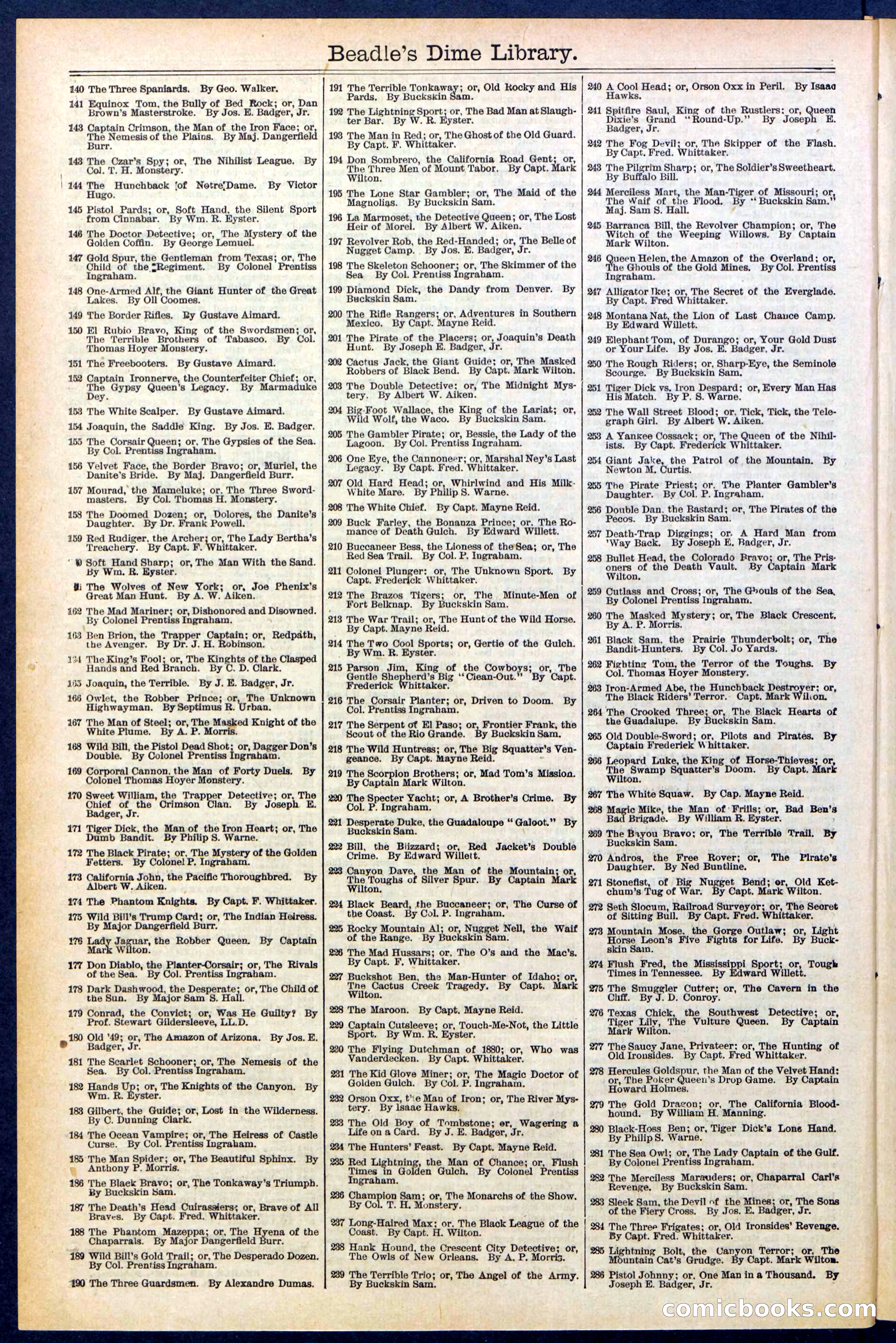 Beadle's New York Dime Library, No. 547 — page 30 of 32