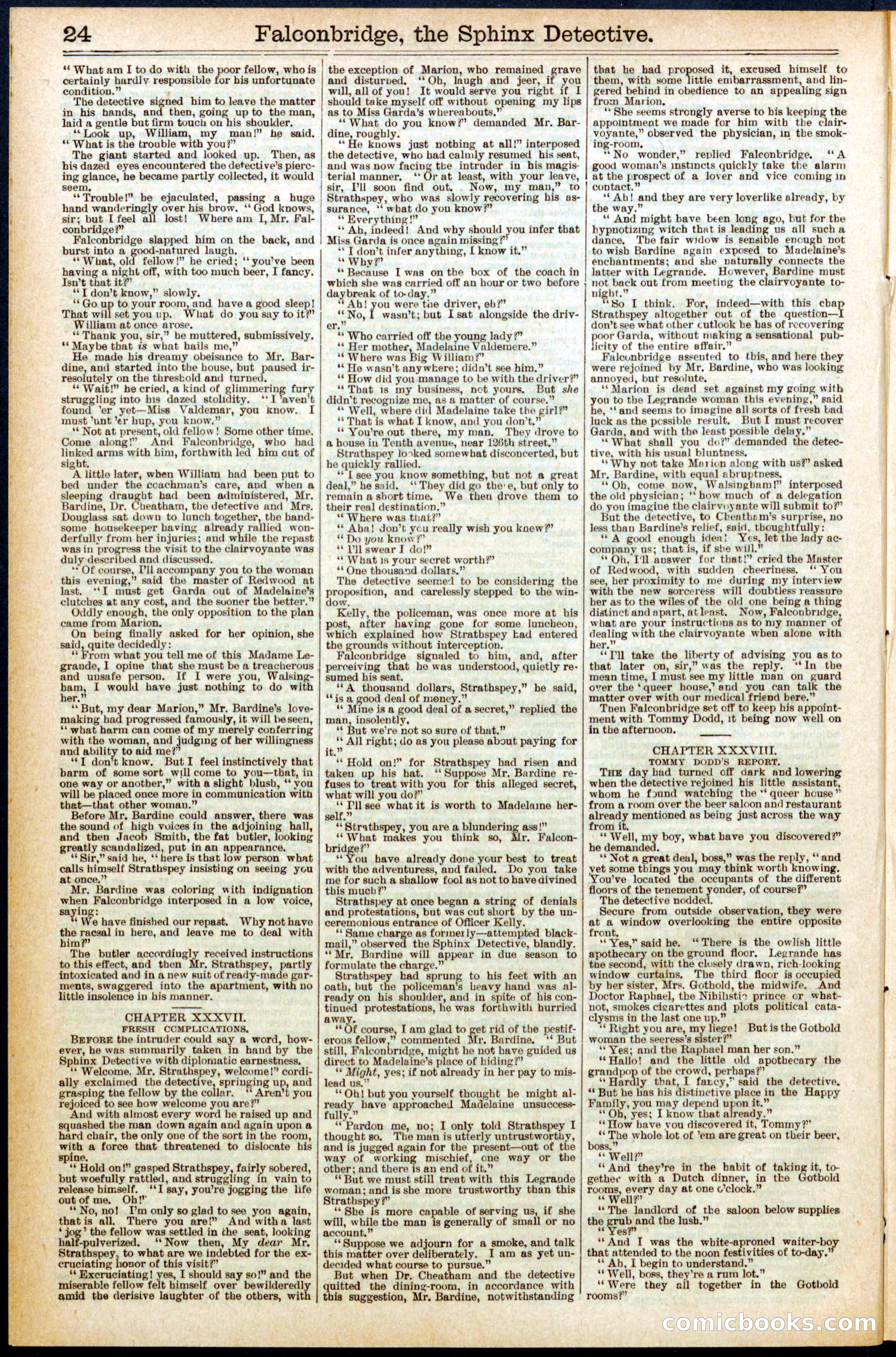 Beadle's Dime Library No. 548 — page 24 of 32