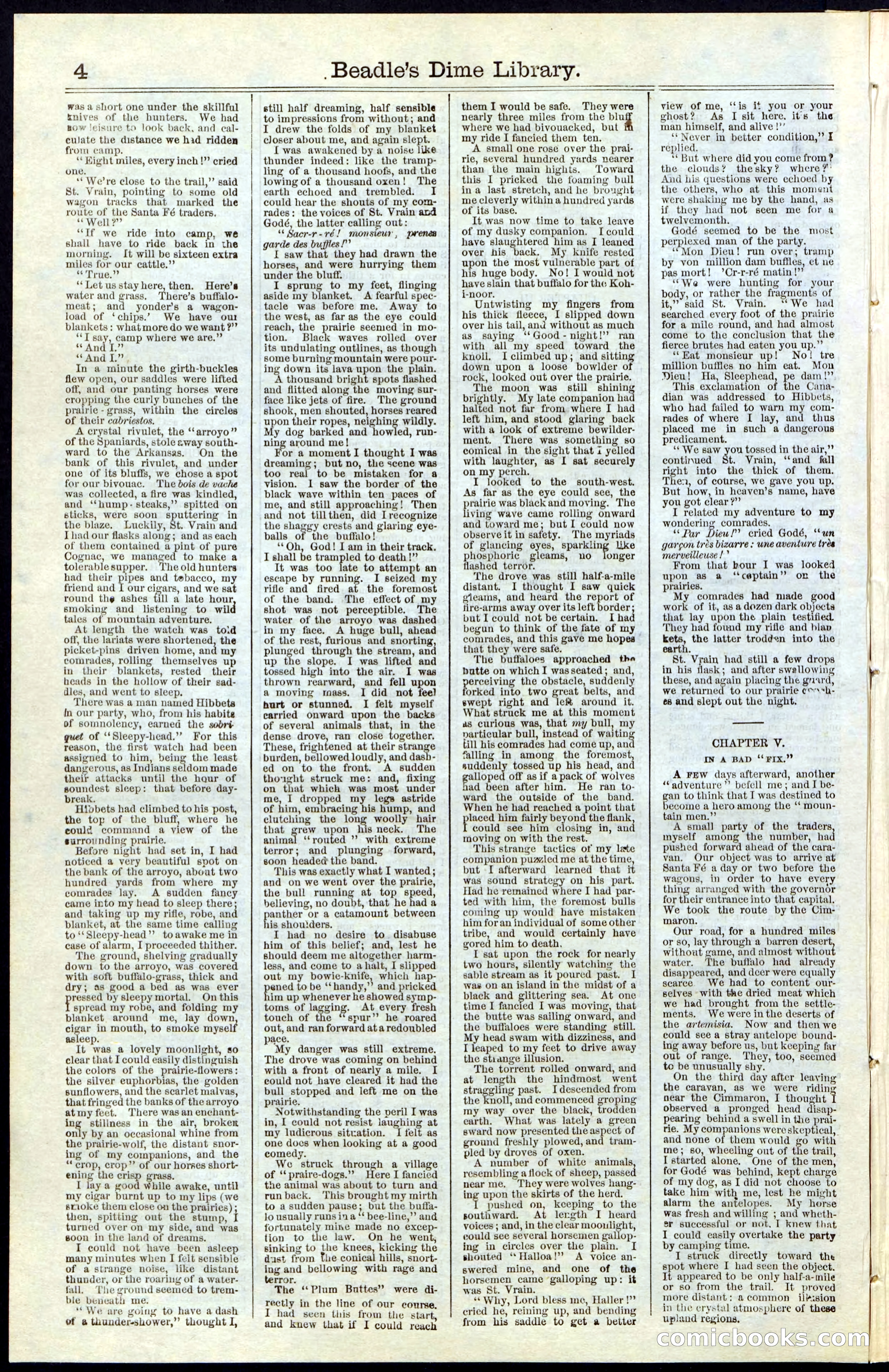 Beadle's New York Dime Library, No. 55 — page 4 of 48