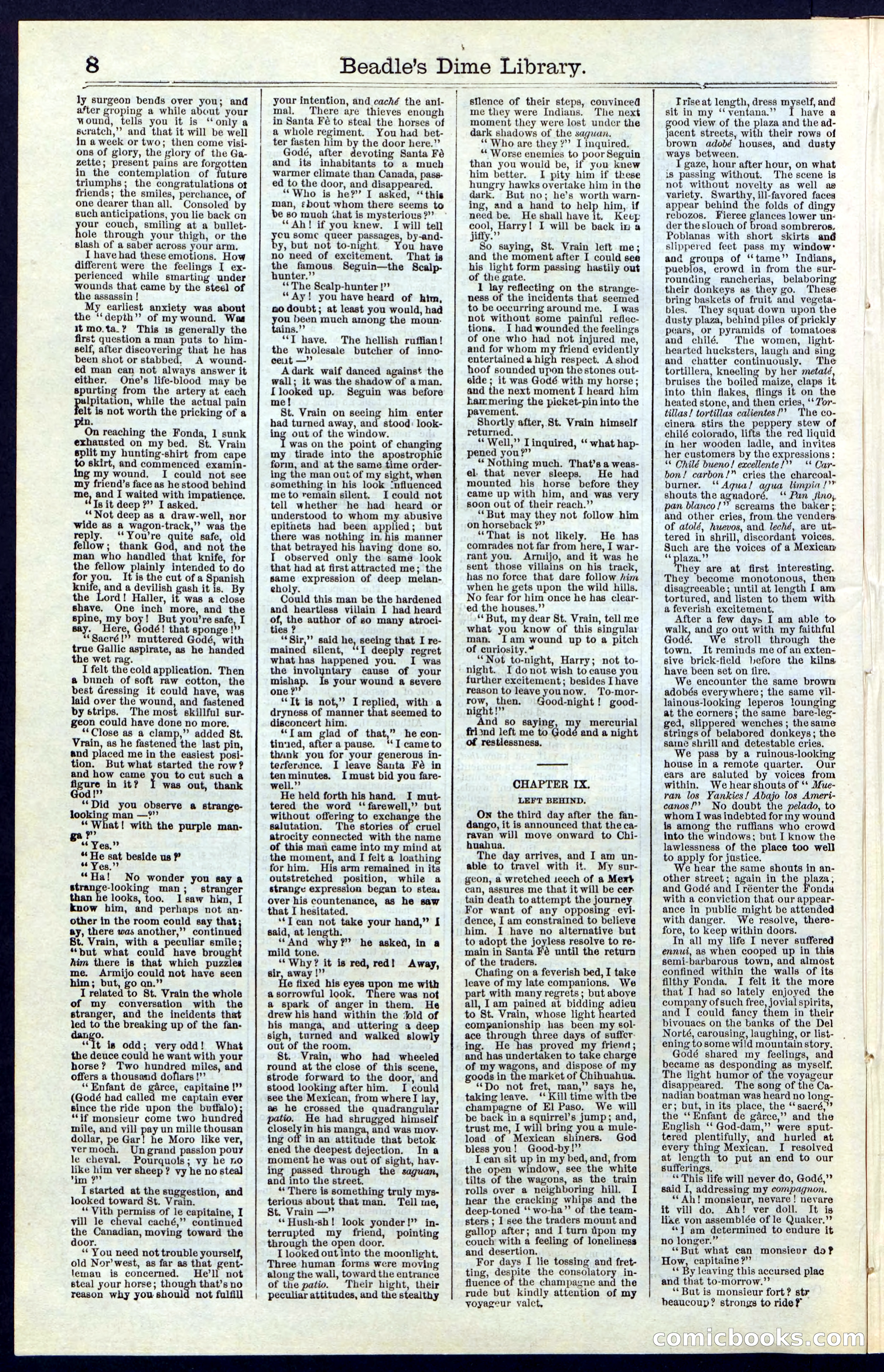 Beadle's New York Dime Library, No. 55 — page 8 of 48