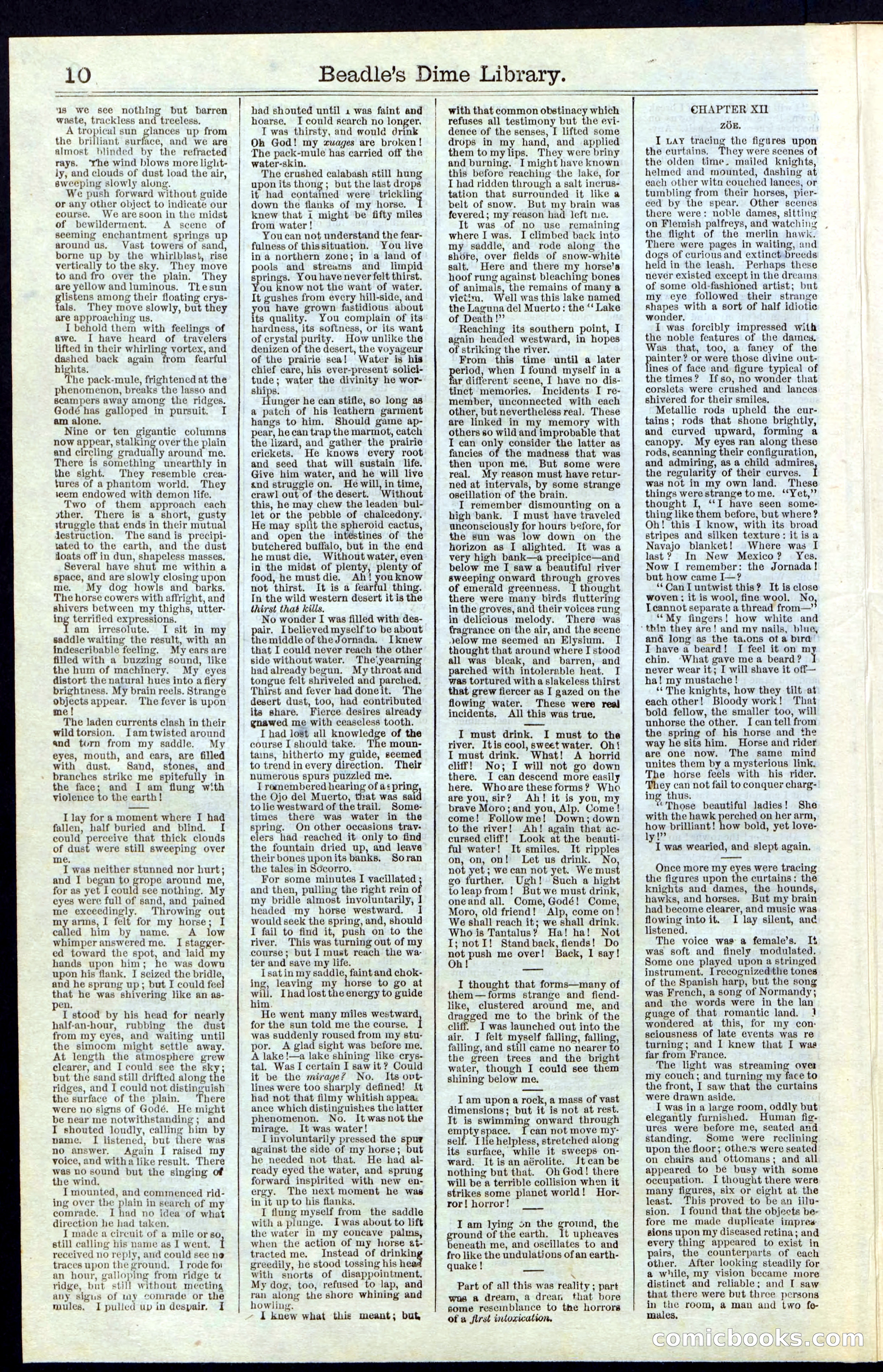 Beadle's New York Dime Library, No. 55 — page 10 of 48