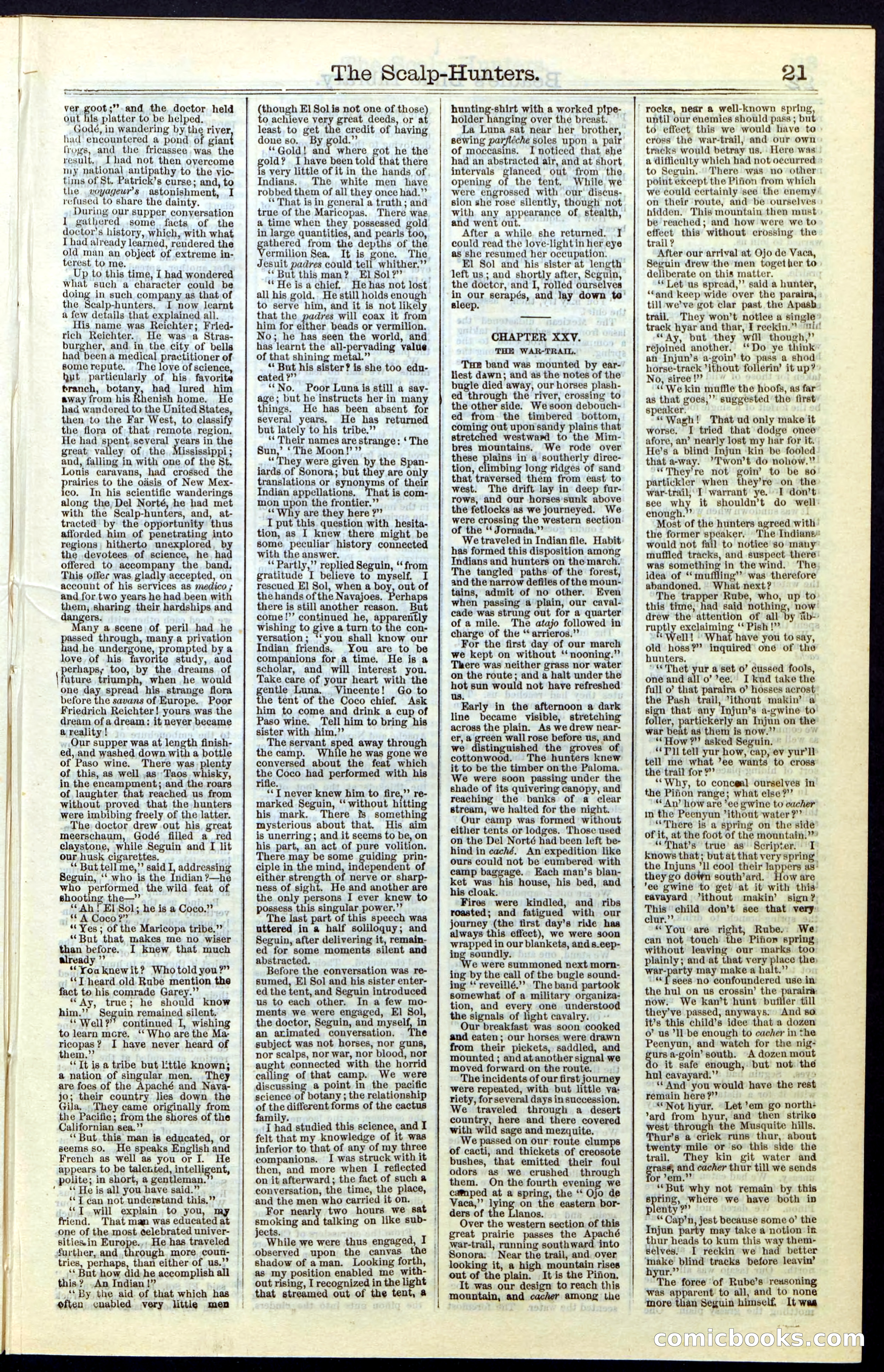 Beadle's New York Dime Library, No. 55 — page 21 of 48