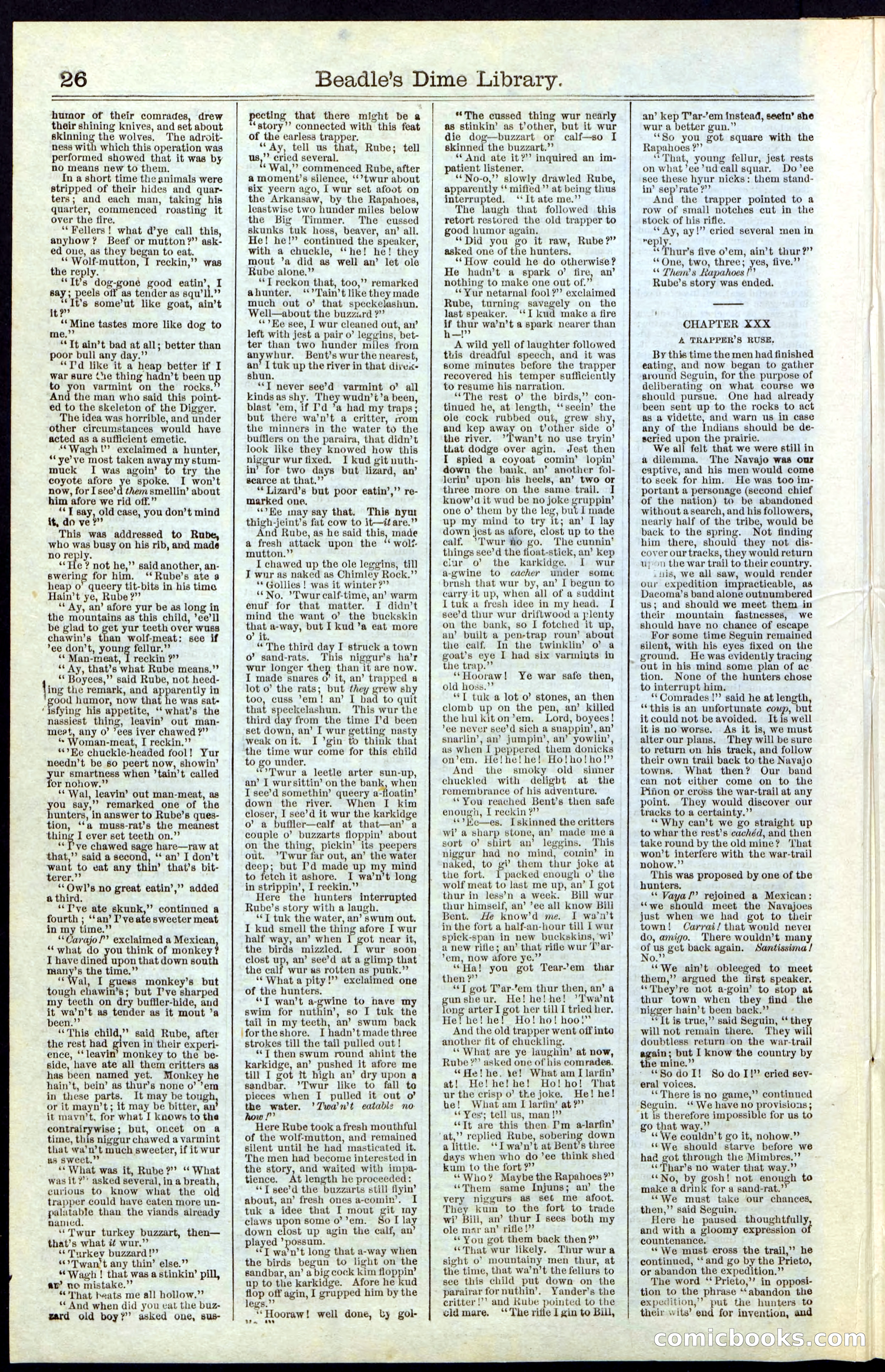 Beadle's New York Dime Library, No. 55 — page 26 of 48