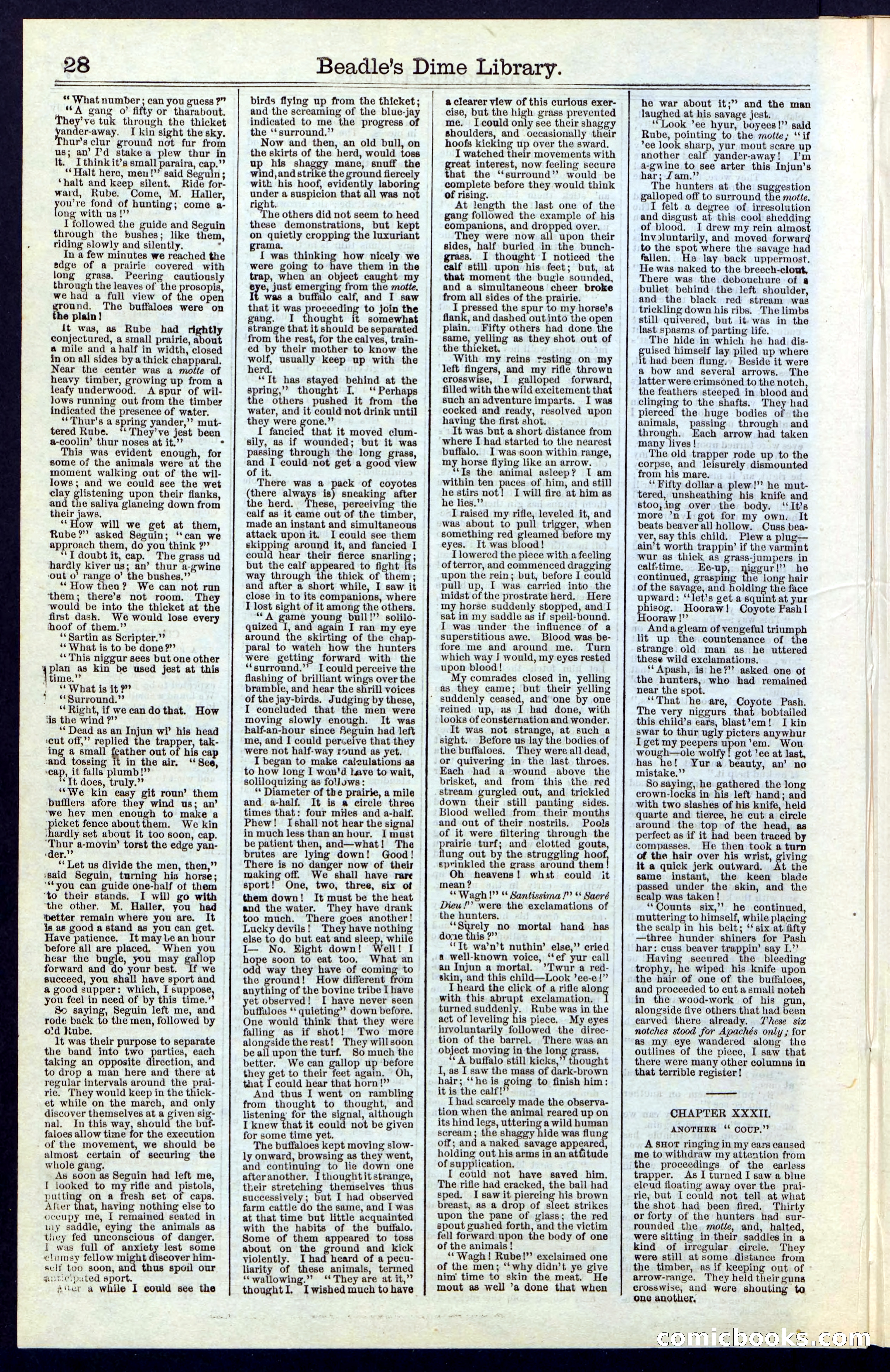 Beadle's New York Dime Library, No. 55 — page 28 of 48