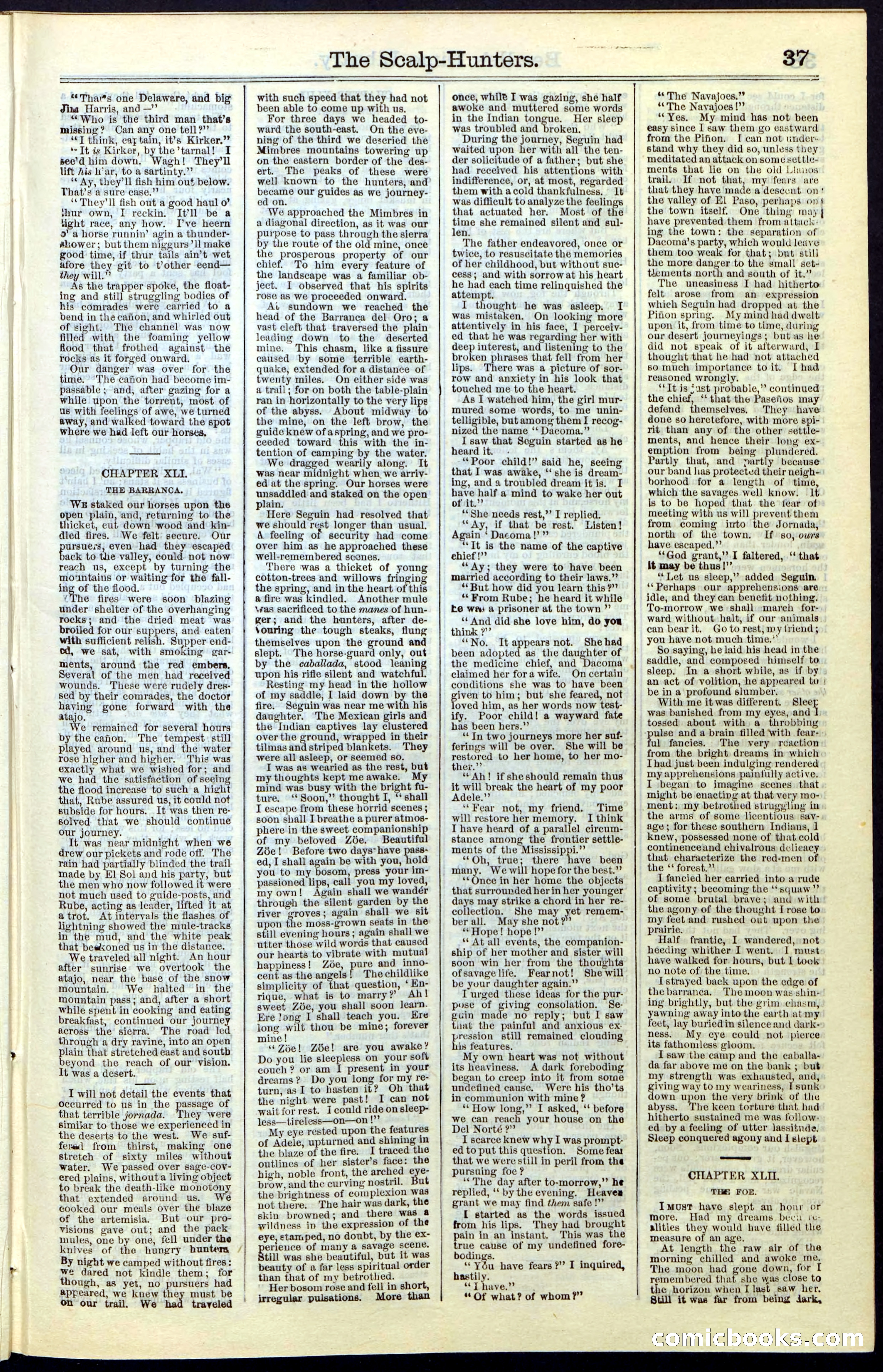 Beadle's New York Dime Library, No. 55 — page 37 of 48