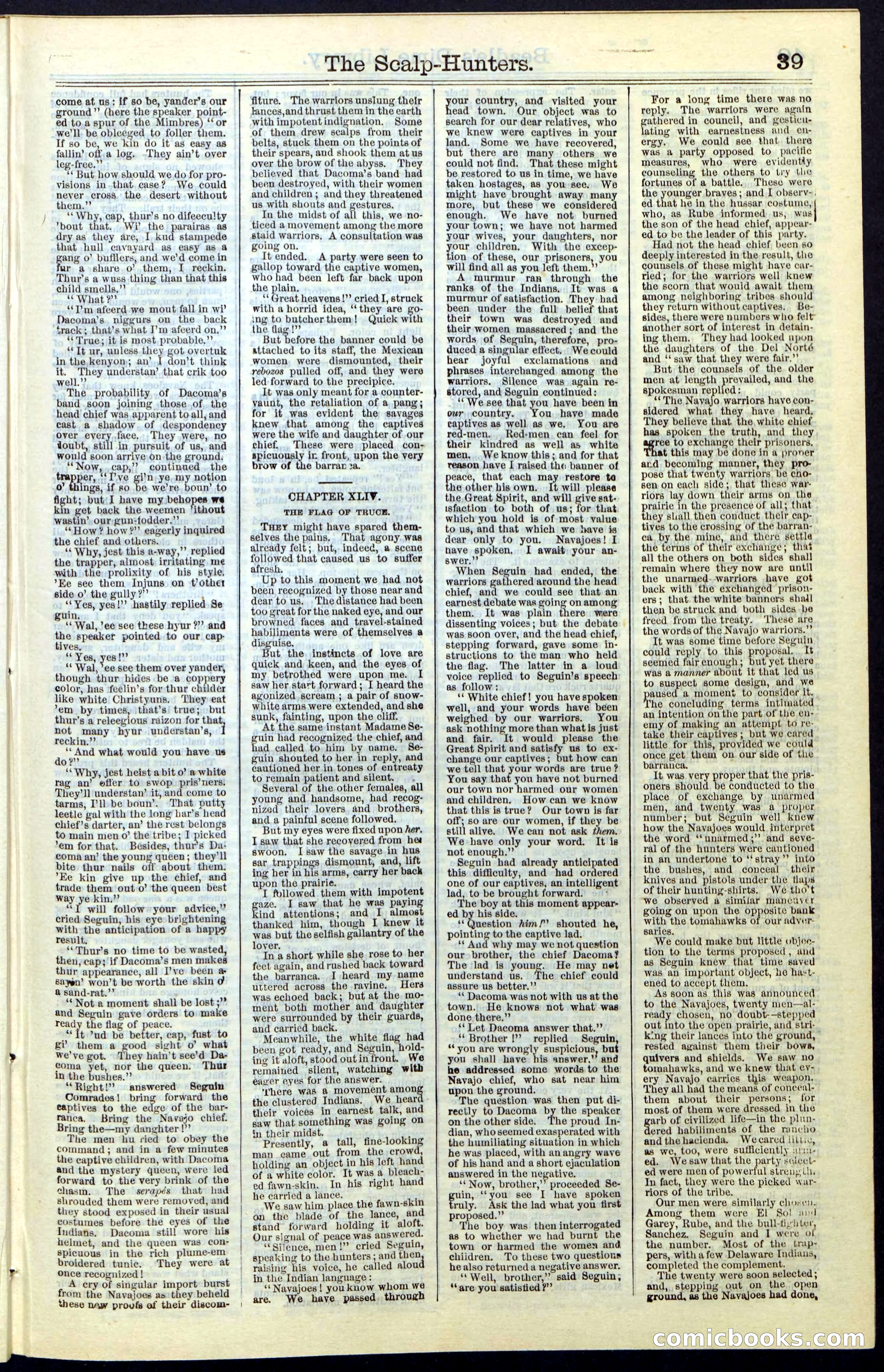 Beadle's New York Dime Library, No. 55 — page 39 of 48