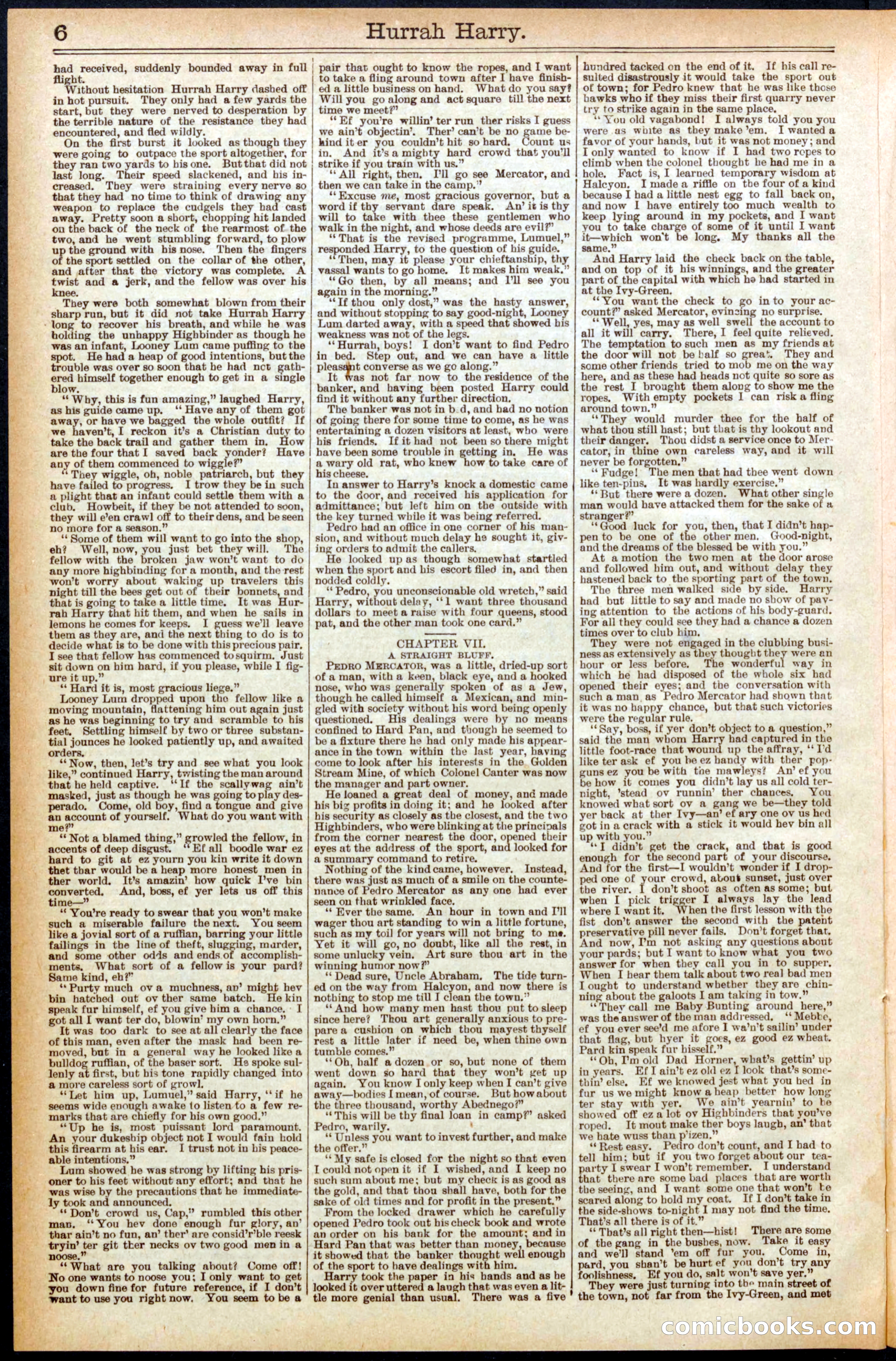 Beadle's Dime Library, No. 558 — page 6 of 32