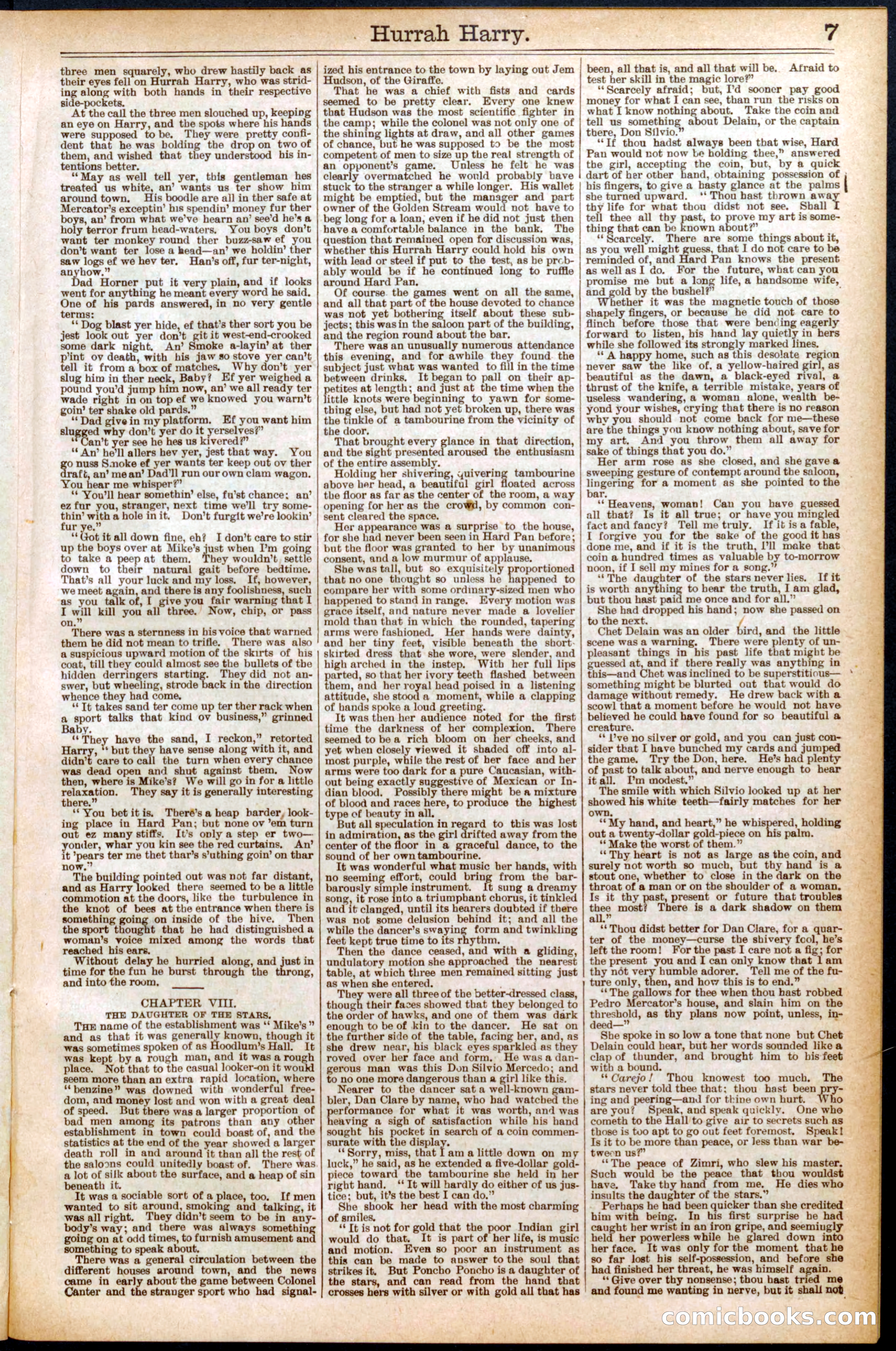 Beadle's Dime Library, No. 558 — page 7 of 32