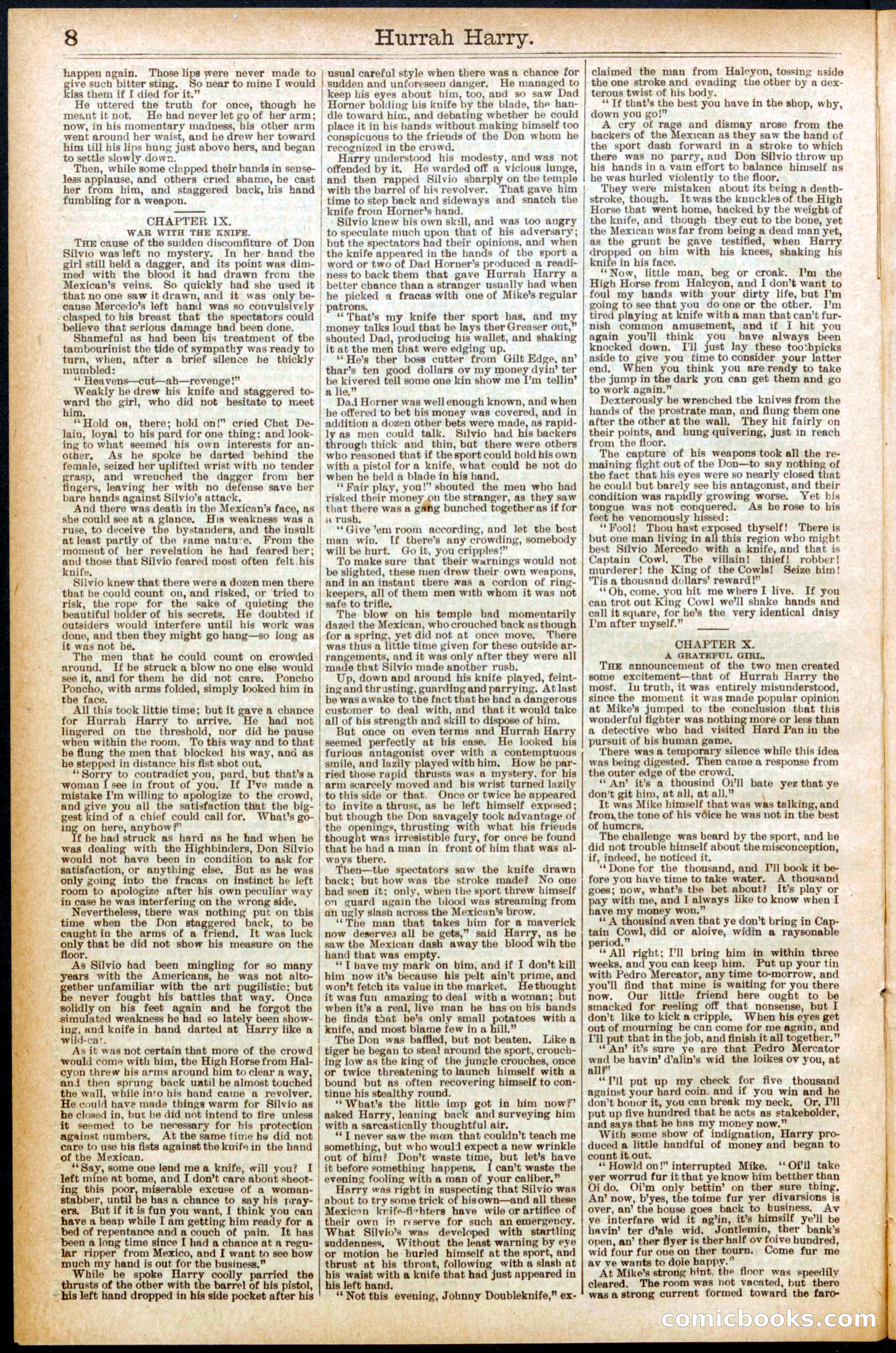 Beadle's Dime Library, No. 558 — page 8 of 32
