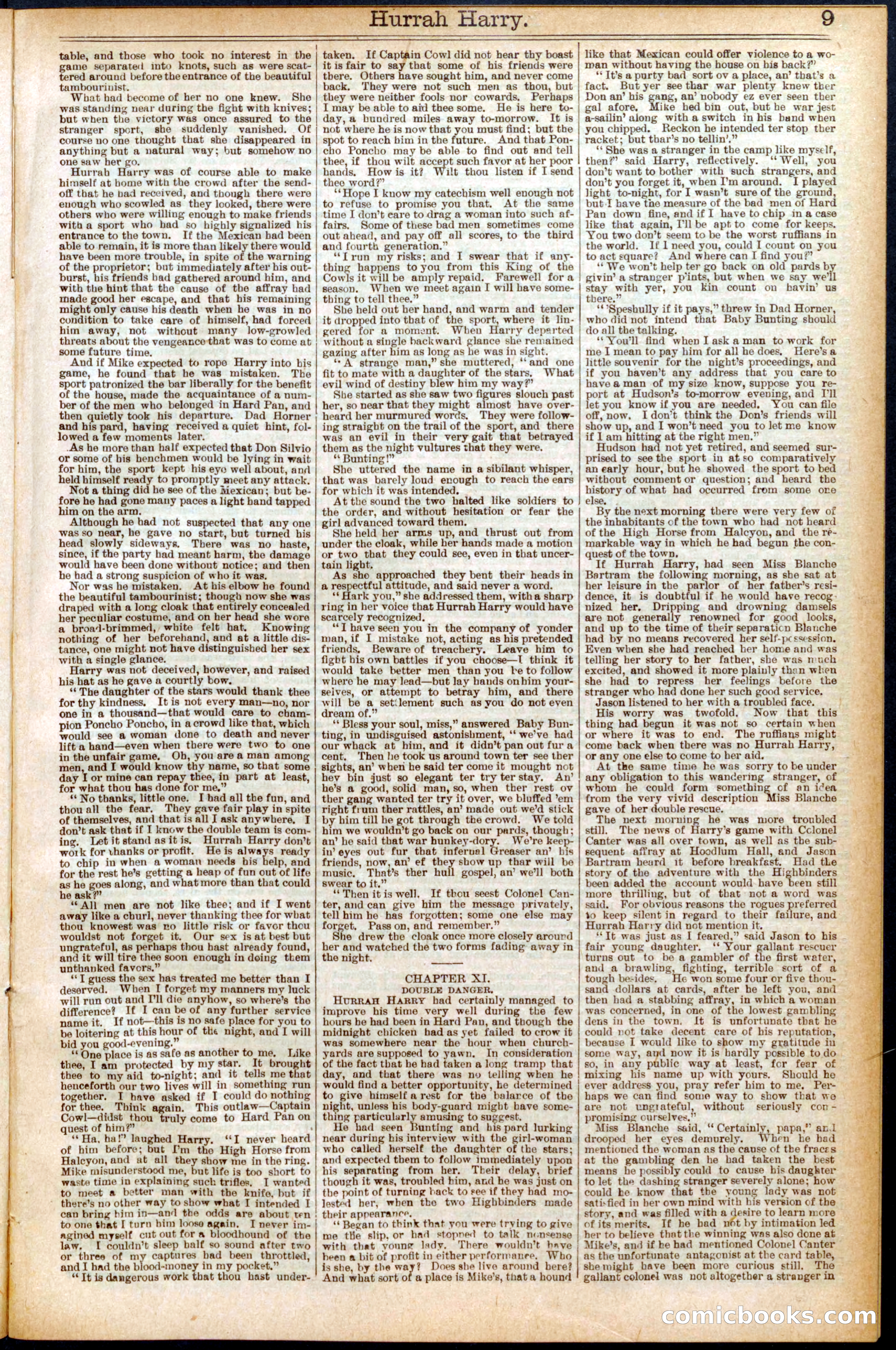 Beadle's Dime Library, No. 558 — page 9 of 32