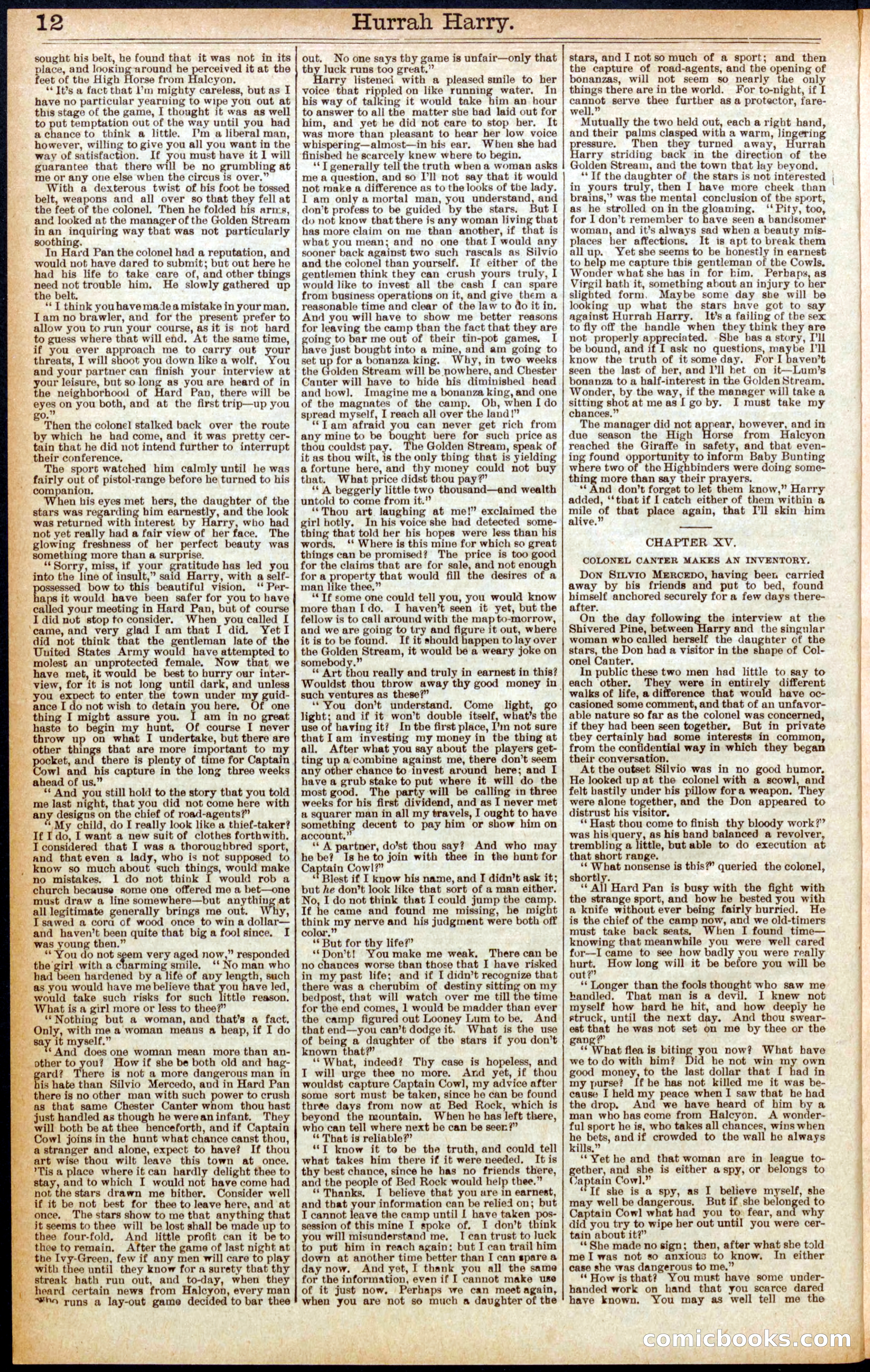 Beadle's Dime Library, No. 558 — page 12 of 32