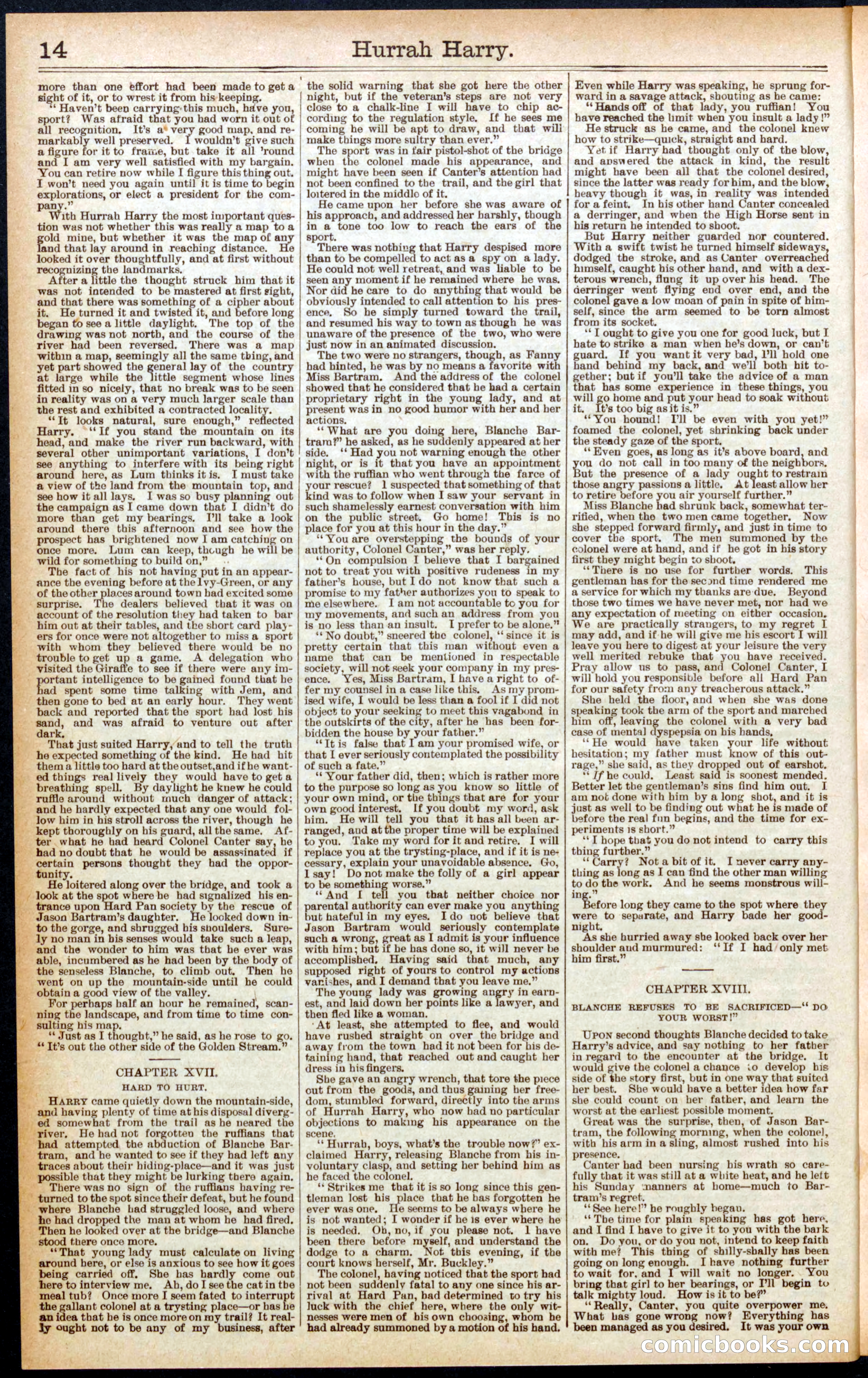 Beadle's Dime Library, No. 558 — page 14 of 32