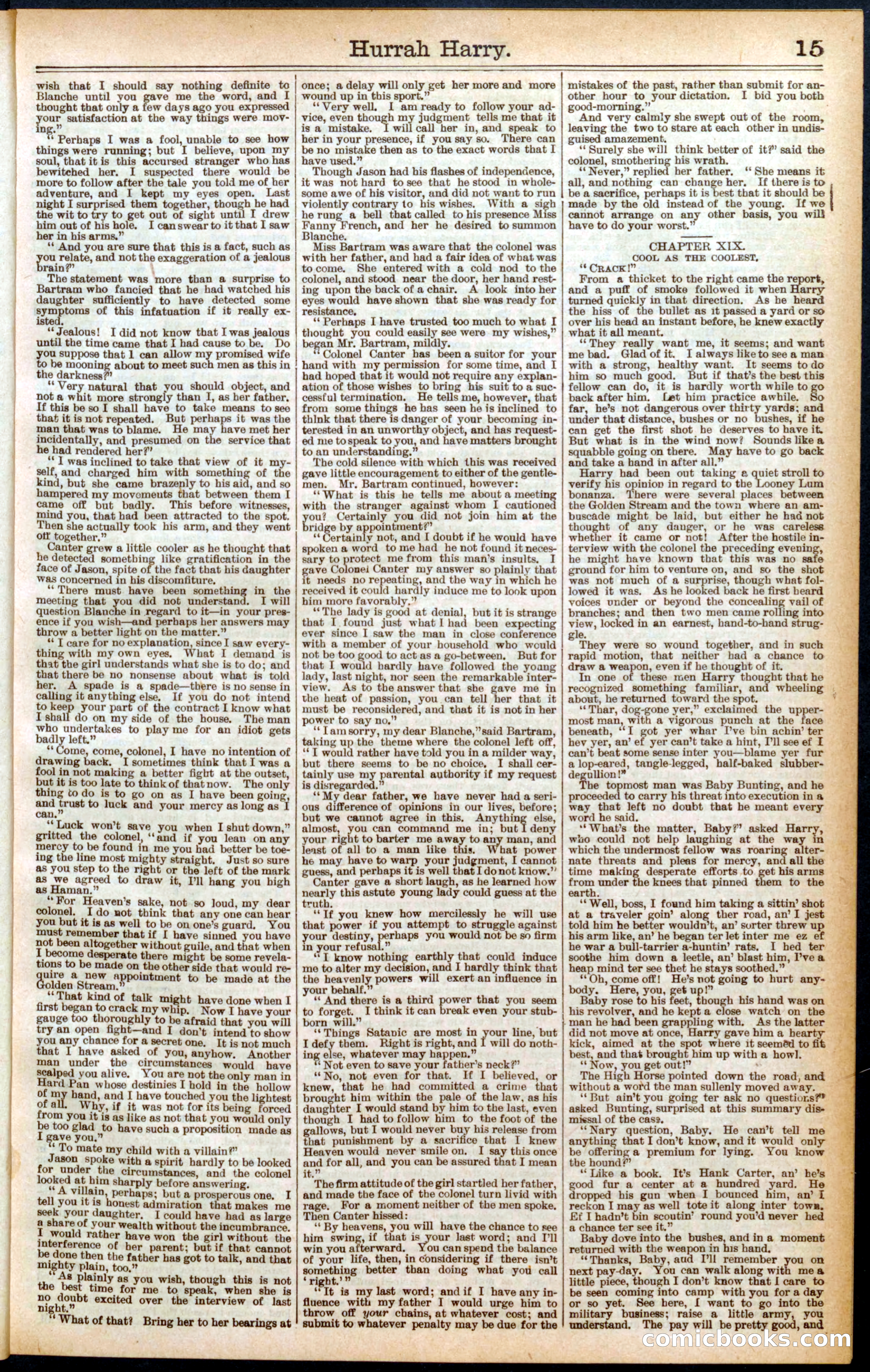 Beadle's Dime Library, No. 558 — page 15 of 32