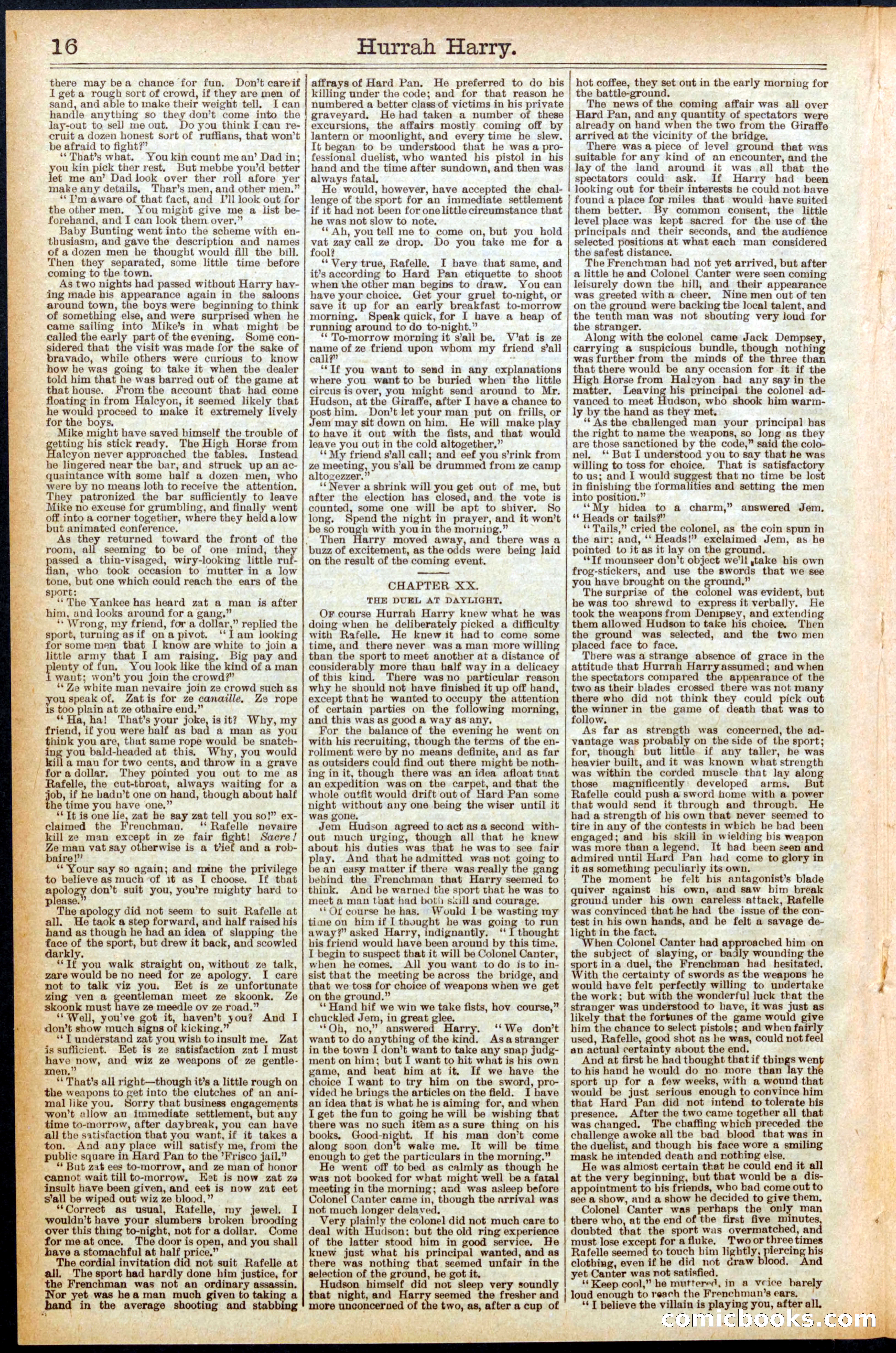 Beadle's Dime Library, No. 558 — page 16 of 32