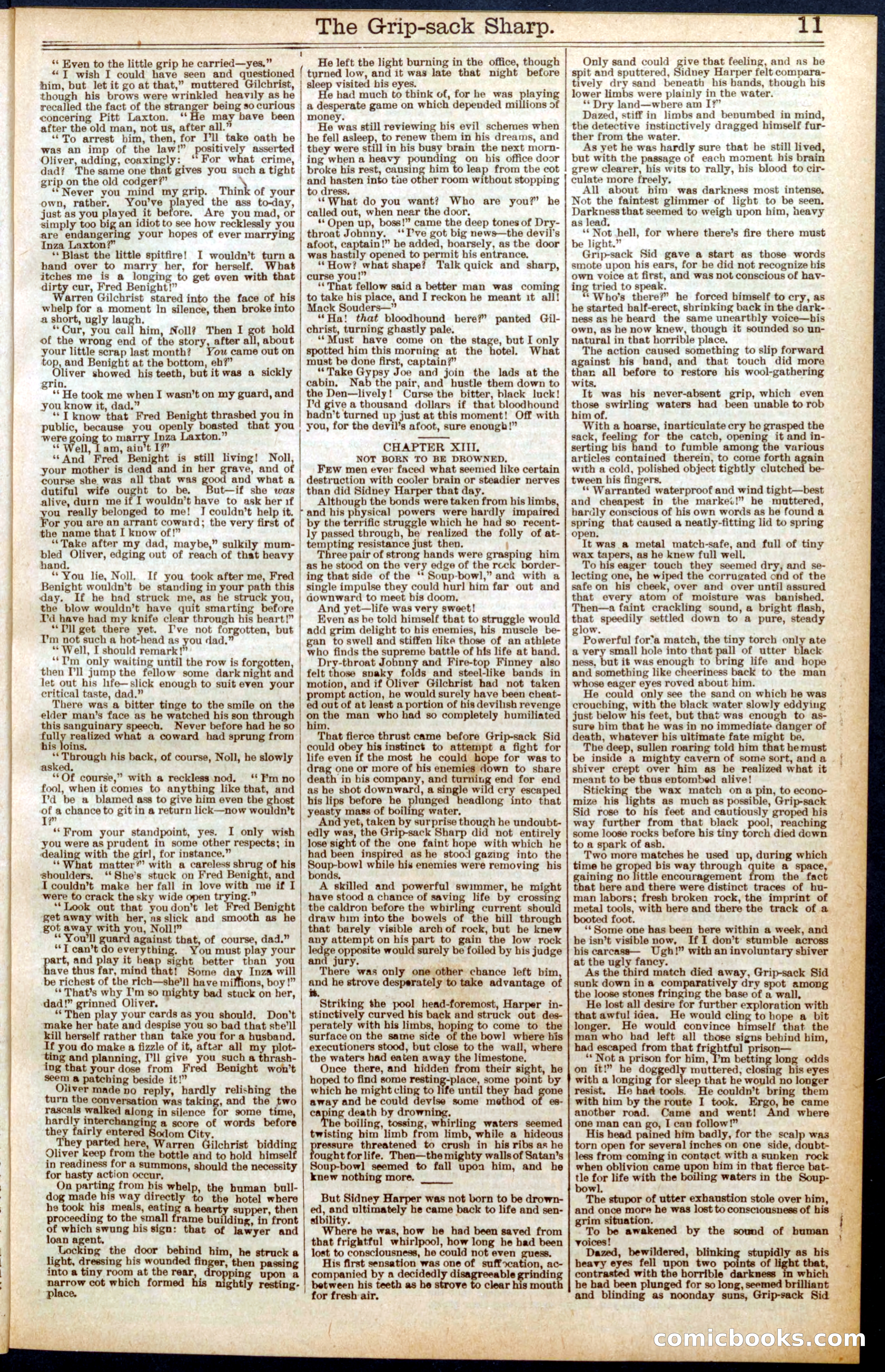 Beadle's Dime Library No. 564 — page 11 of 32
