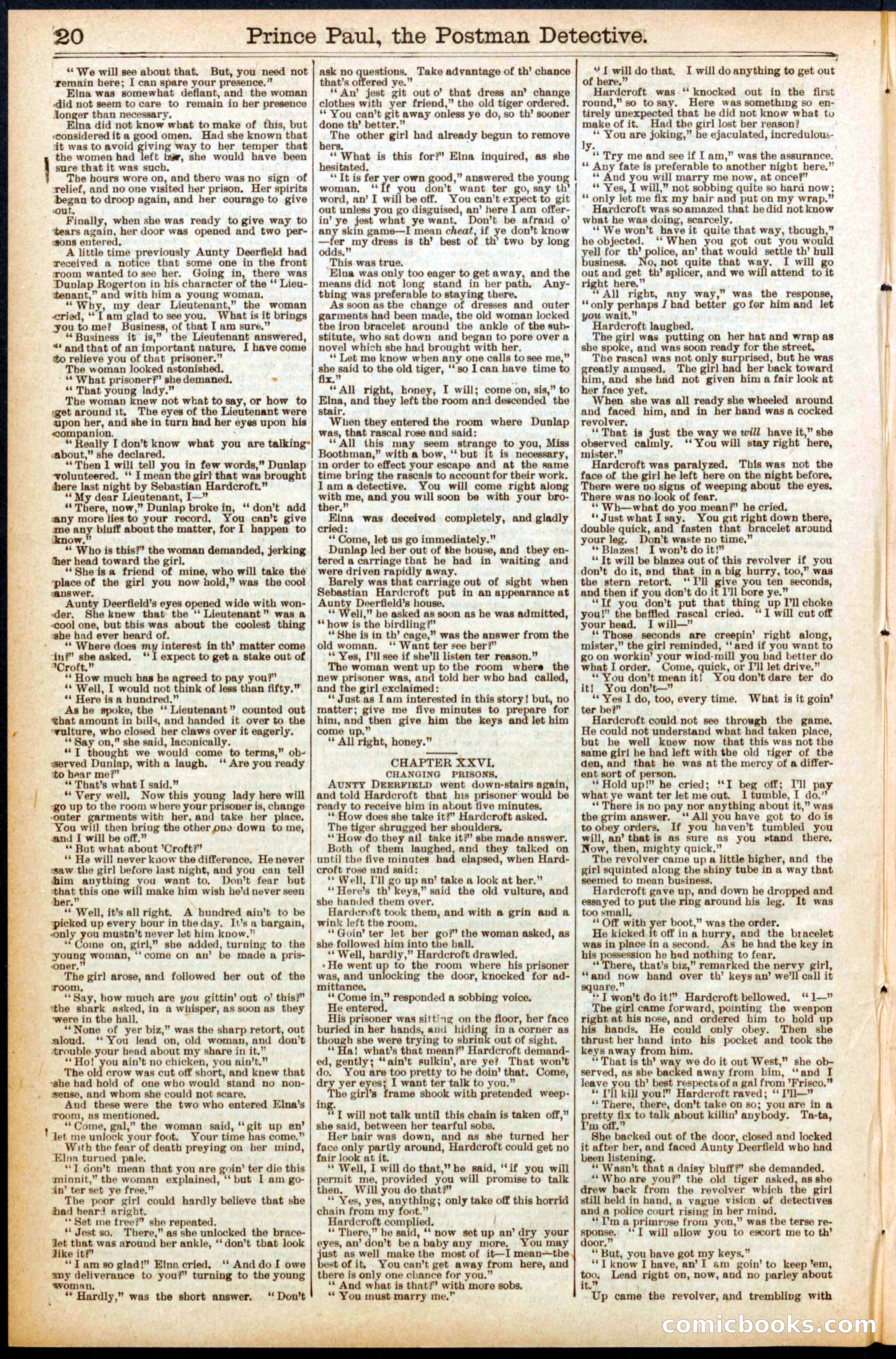 Beadle's New York Dime Library, No. 565 — page 20 of 32