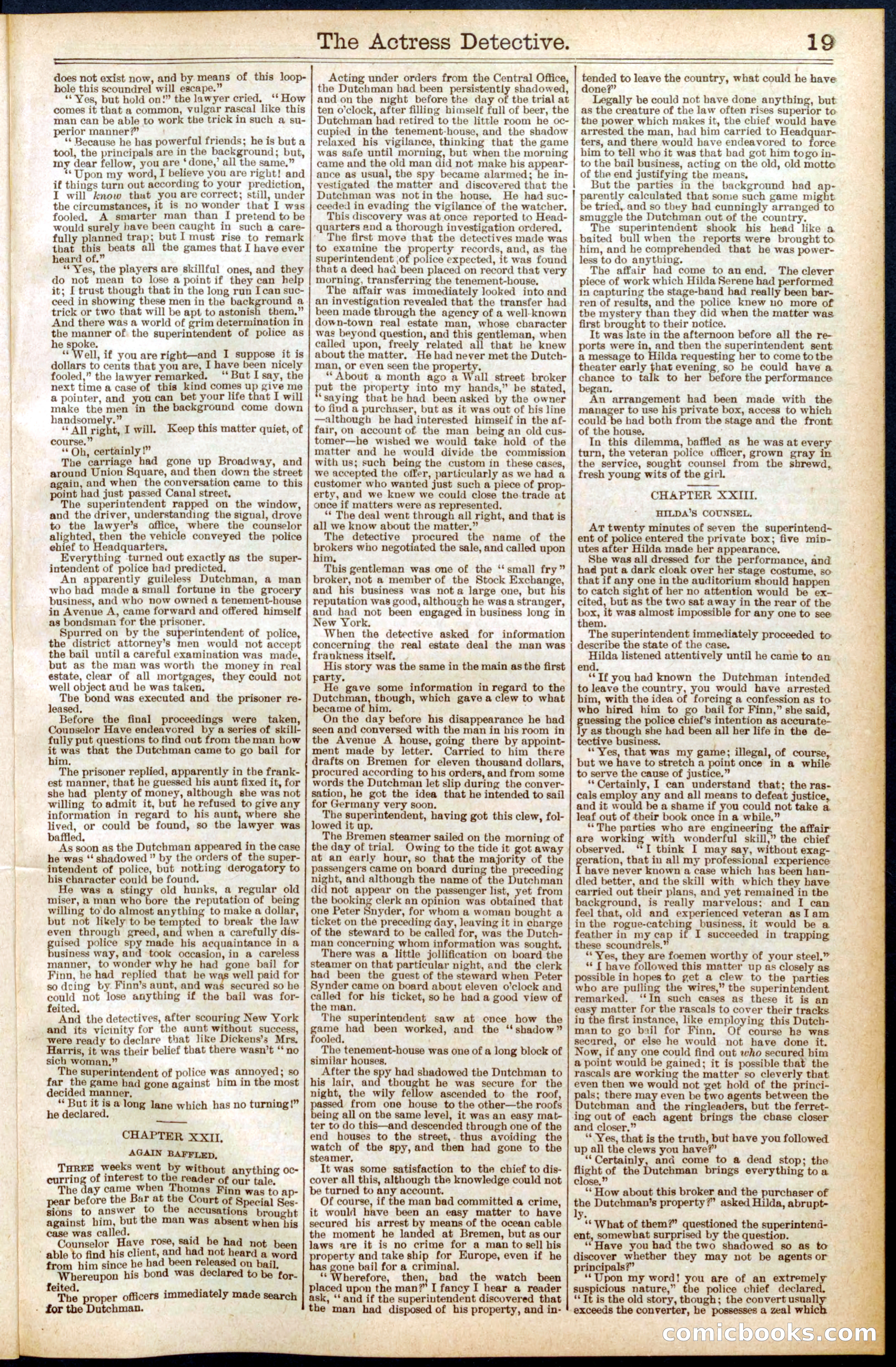 Beadle's Dime Library No. 570 — page 19 of 32