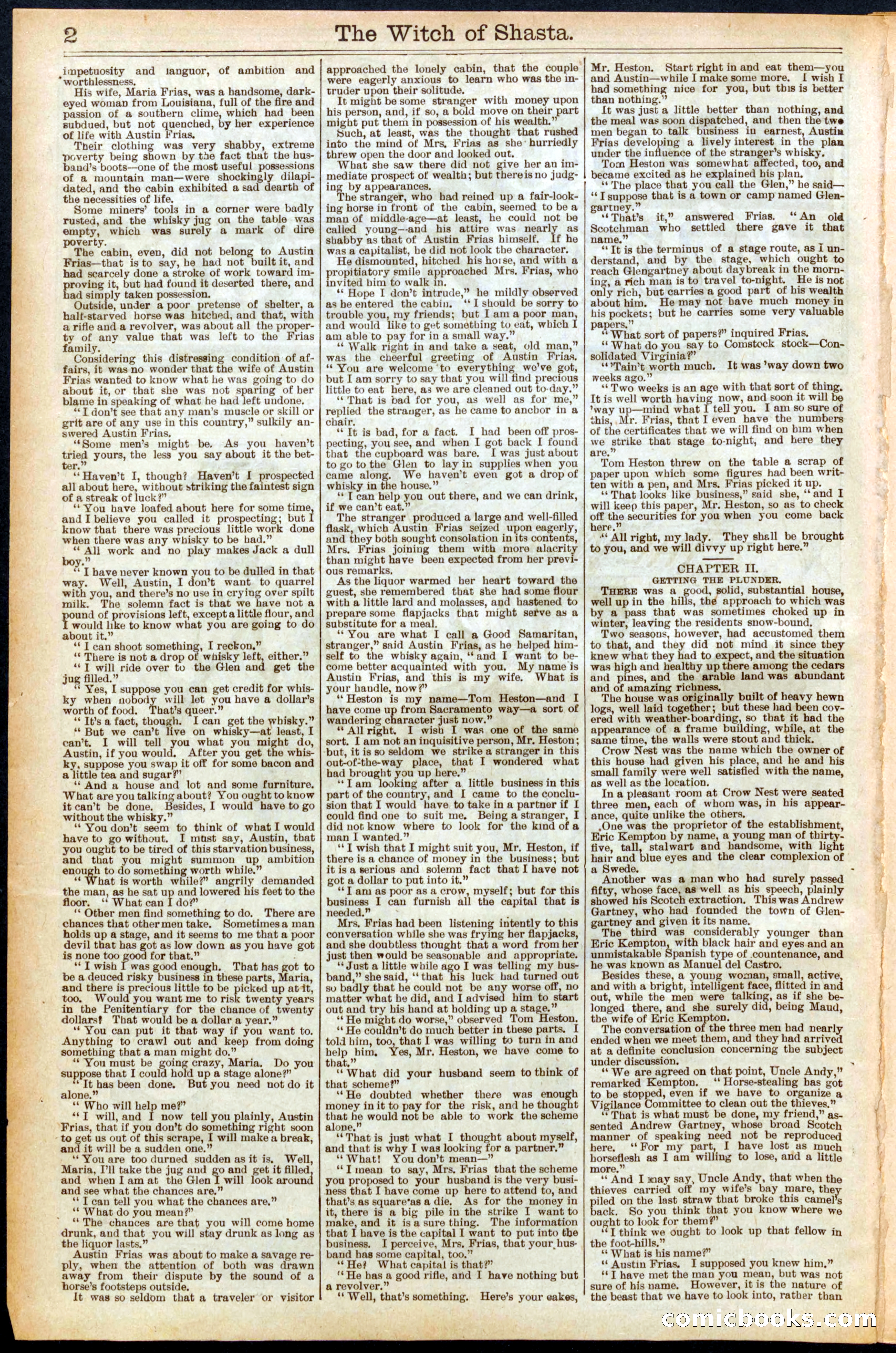 Beadle's New York Dime Library No. 573 — page 2 of 32