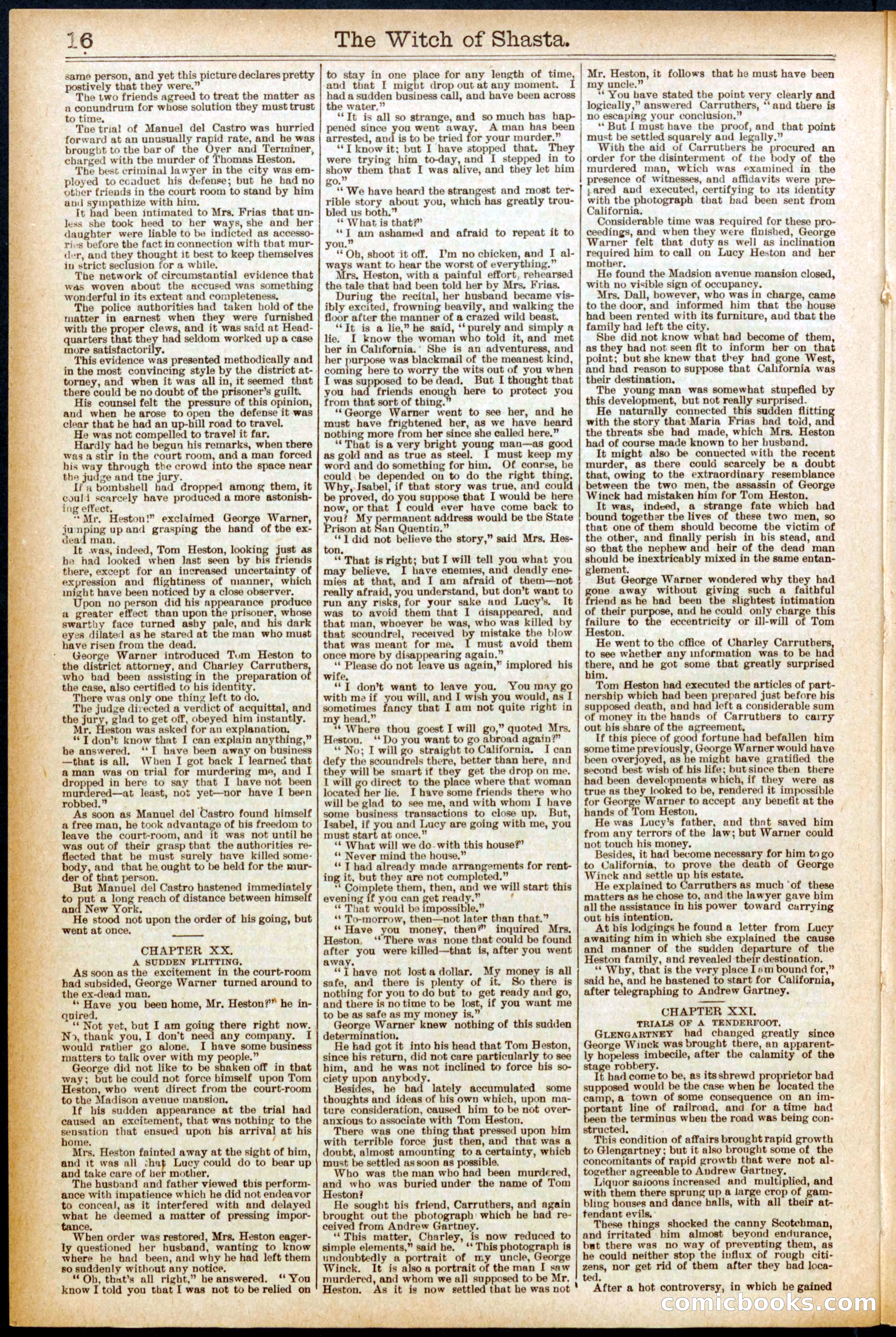 Beadle's New York Dime Library No. 573 — page 16 of 32
