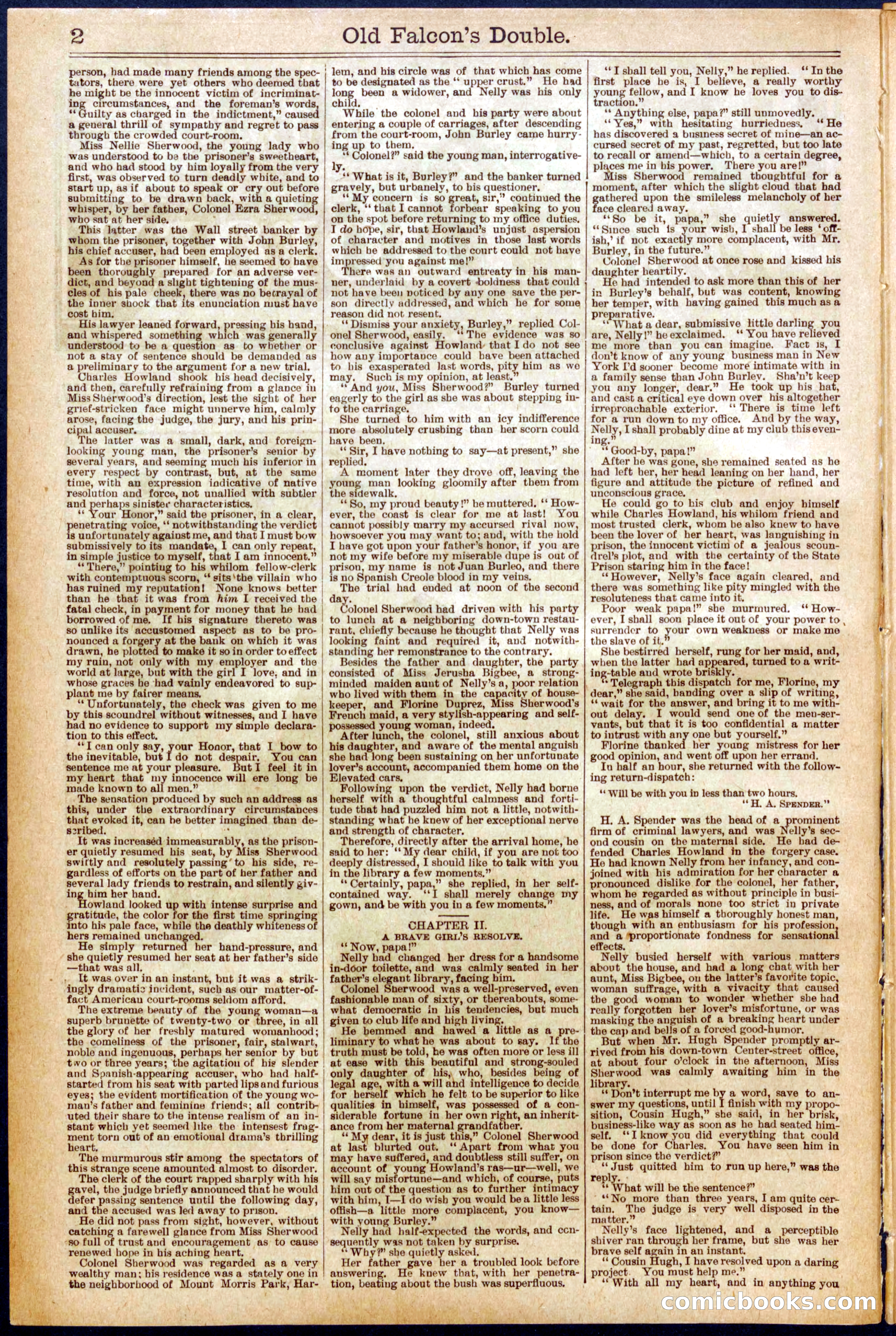 Beadle's New York Dime Library, No. 574 — page 2 of 32