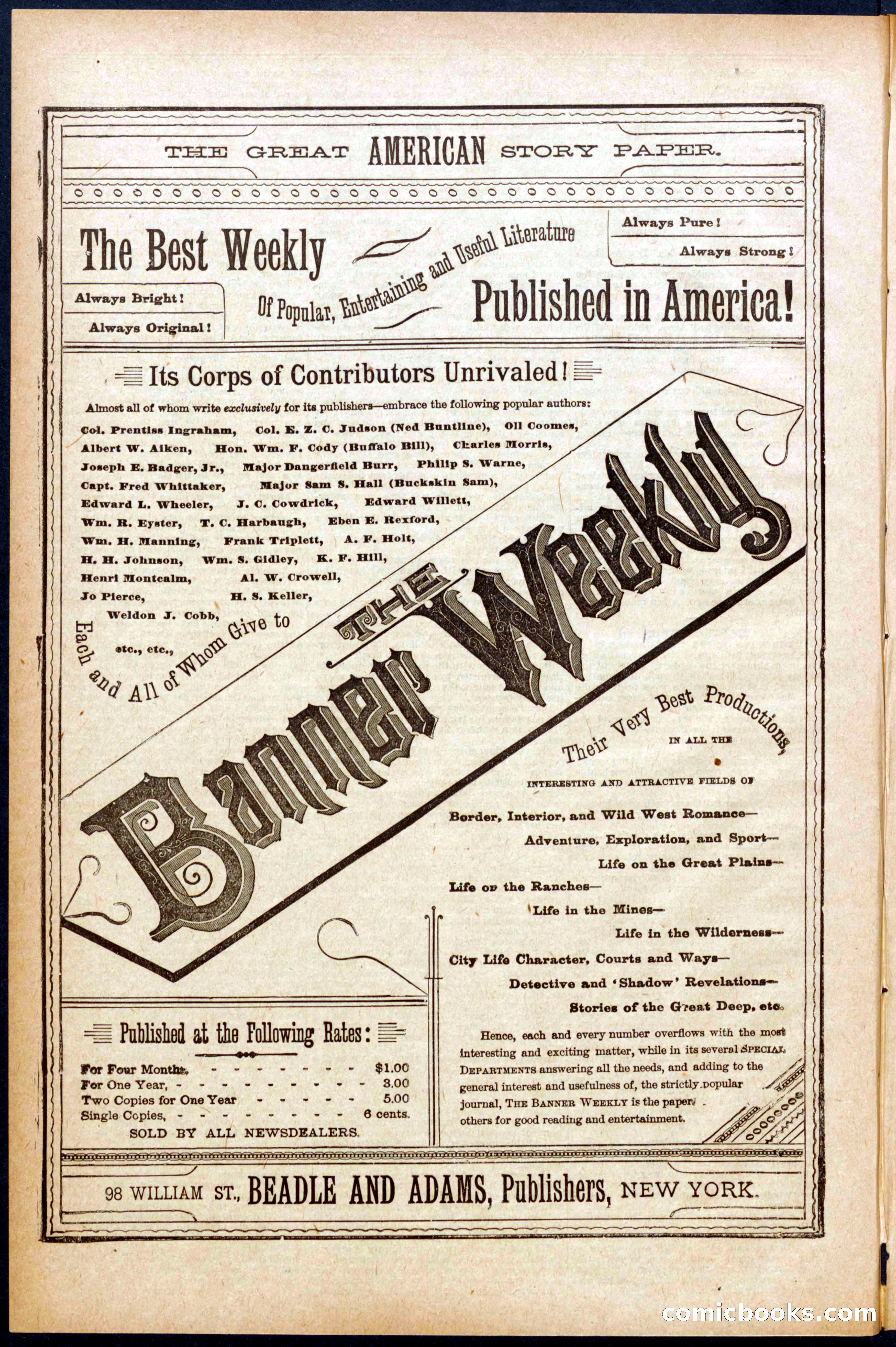Beadle's New York Dime Library, No. 574 — page 28 of 32
