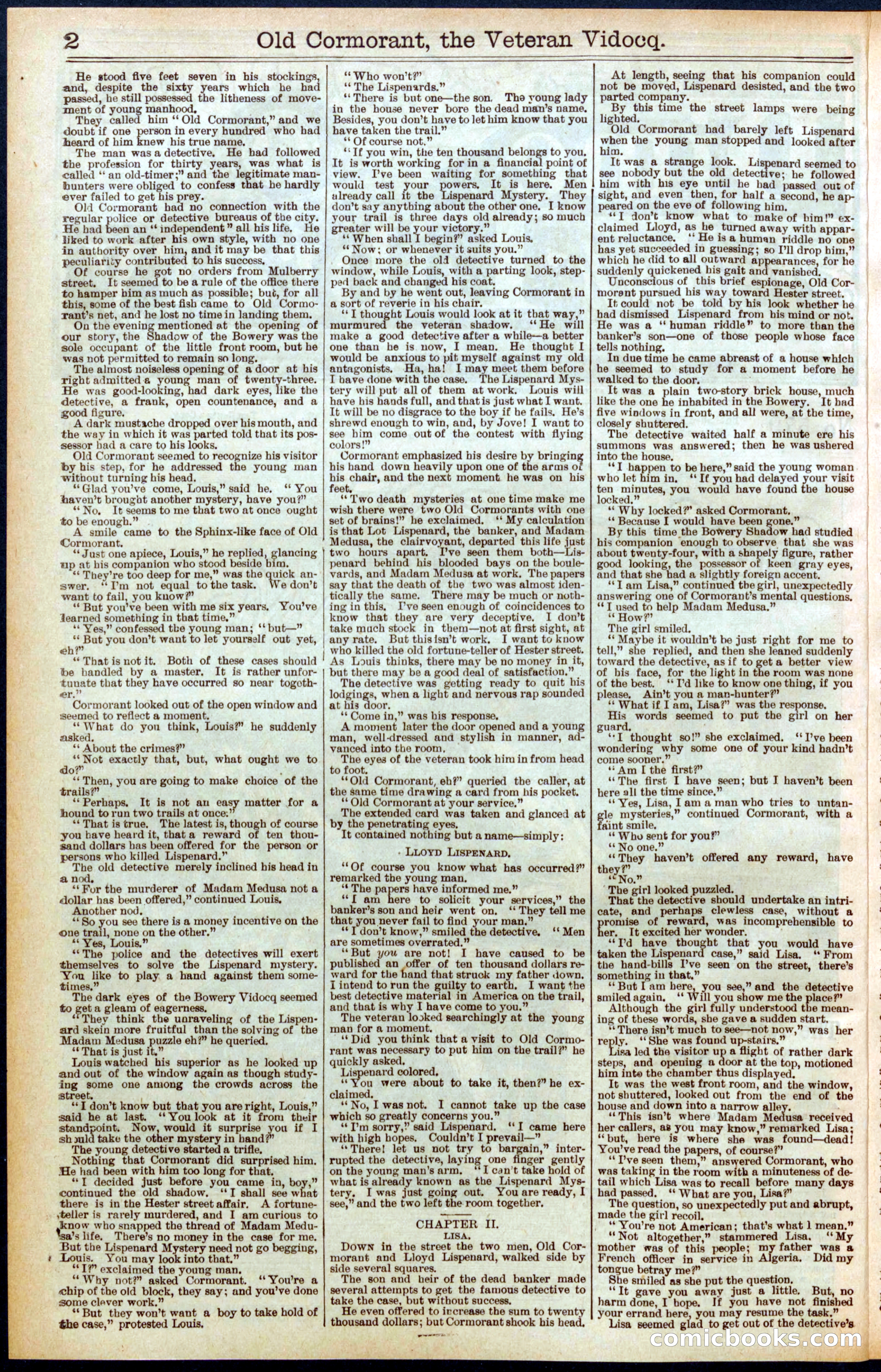 Beadle's Dime Library No. 579 — page 2 of 32