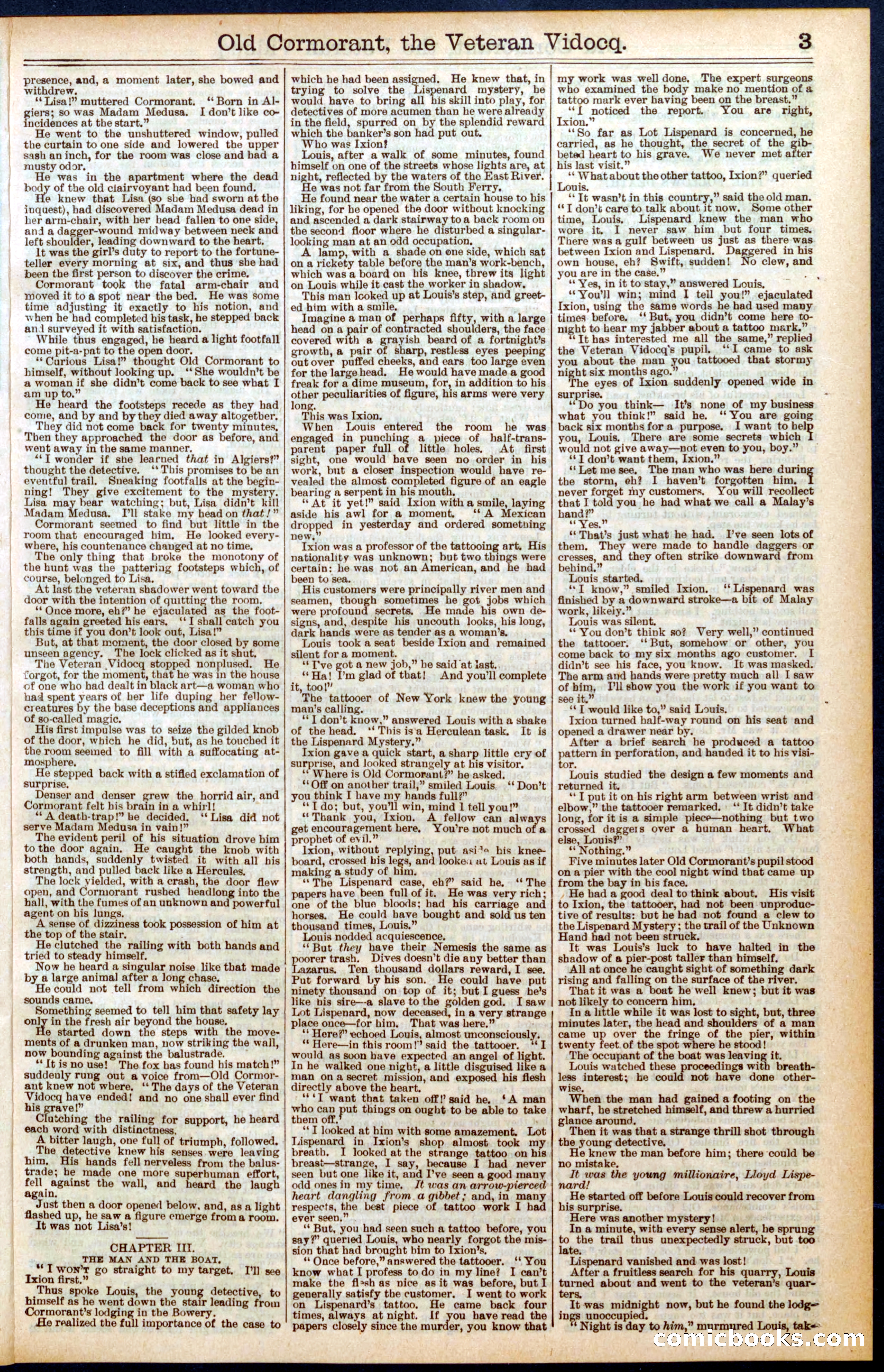 Beadle's Dime Library No. 579 — page 3 of 32