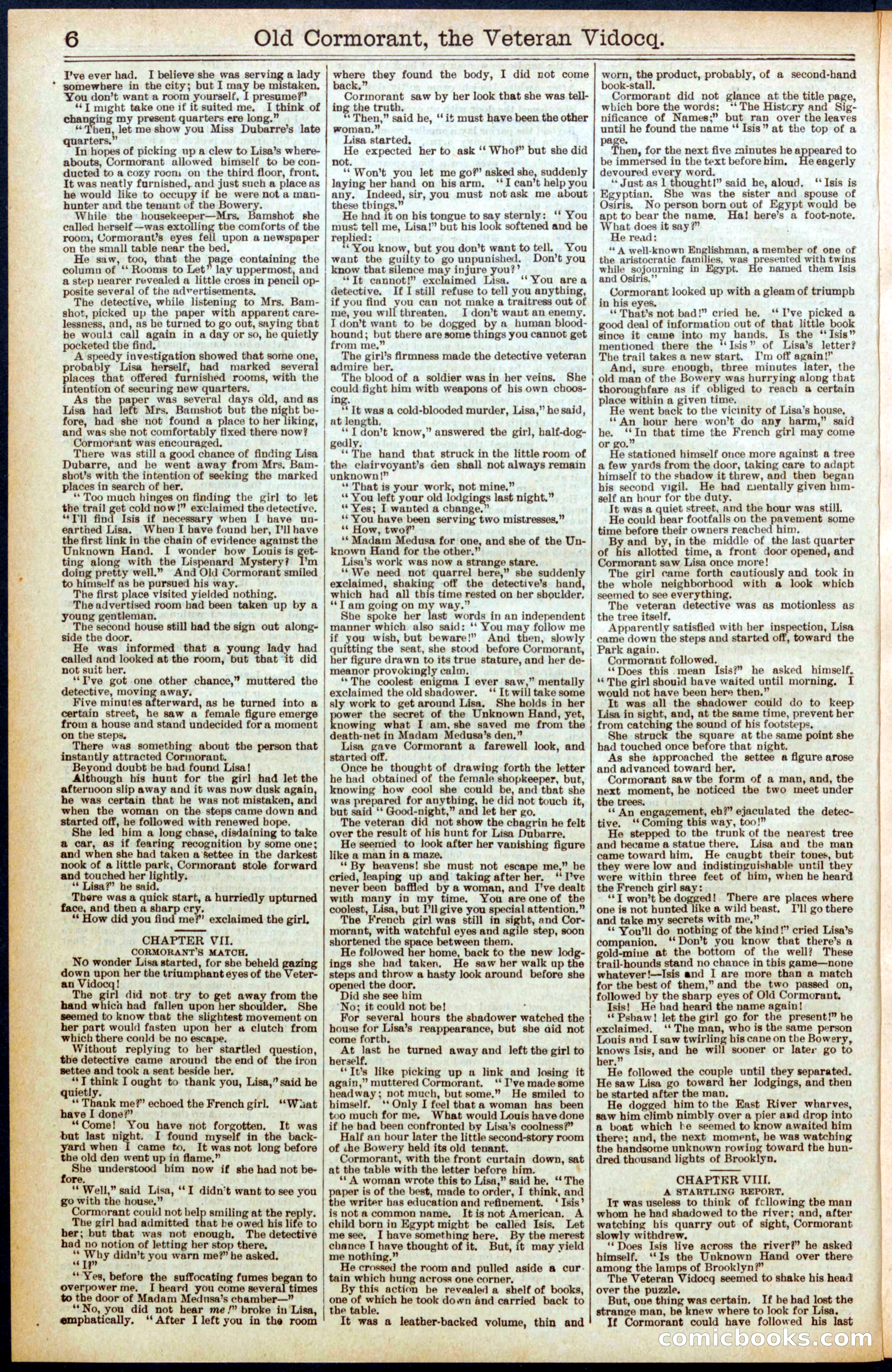 Beadle's Dime Library No. 579 — page 6 of 32