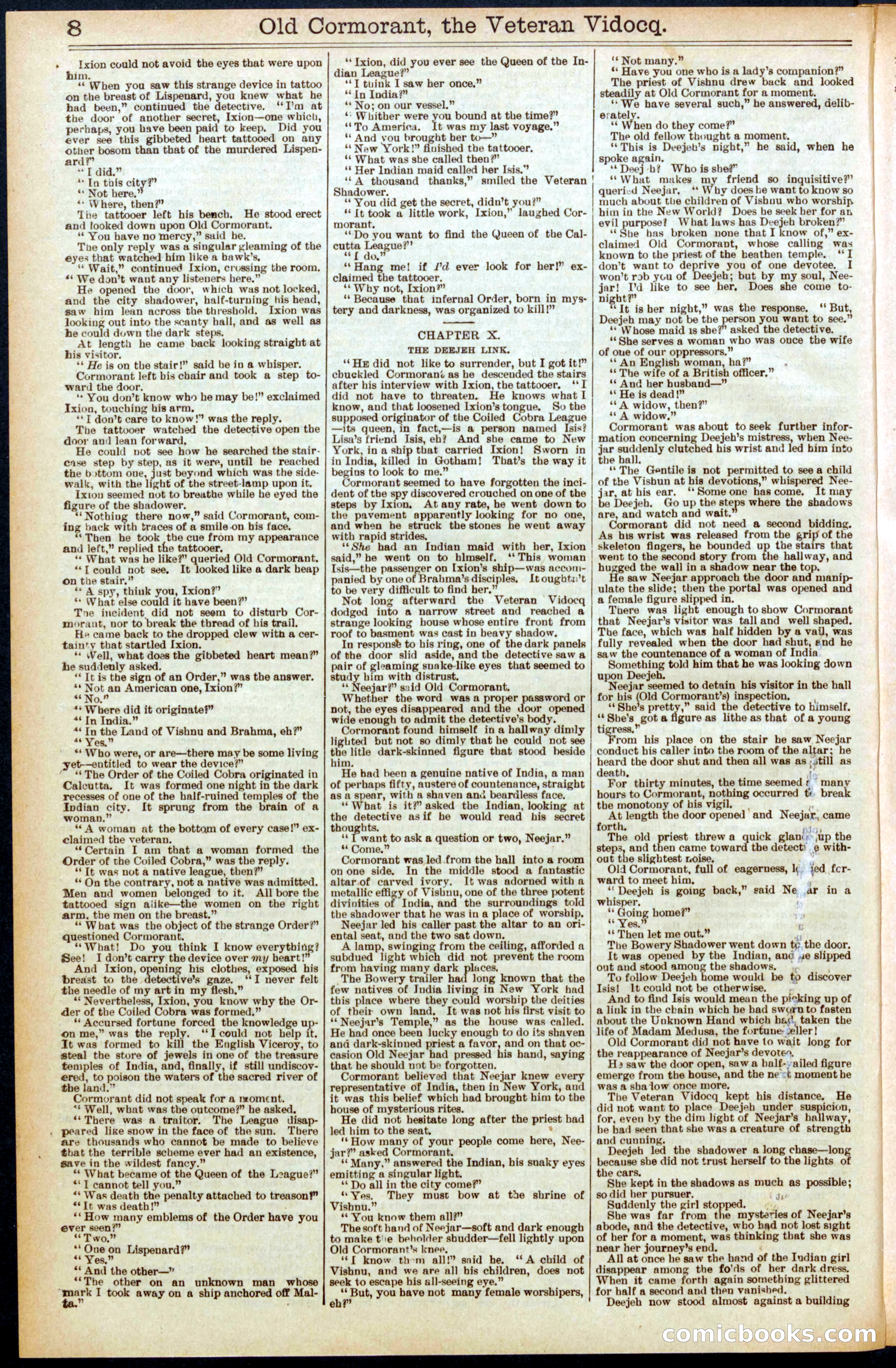 Beadle's Dime Library No. 579 — page 8 of 32