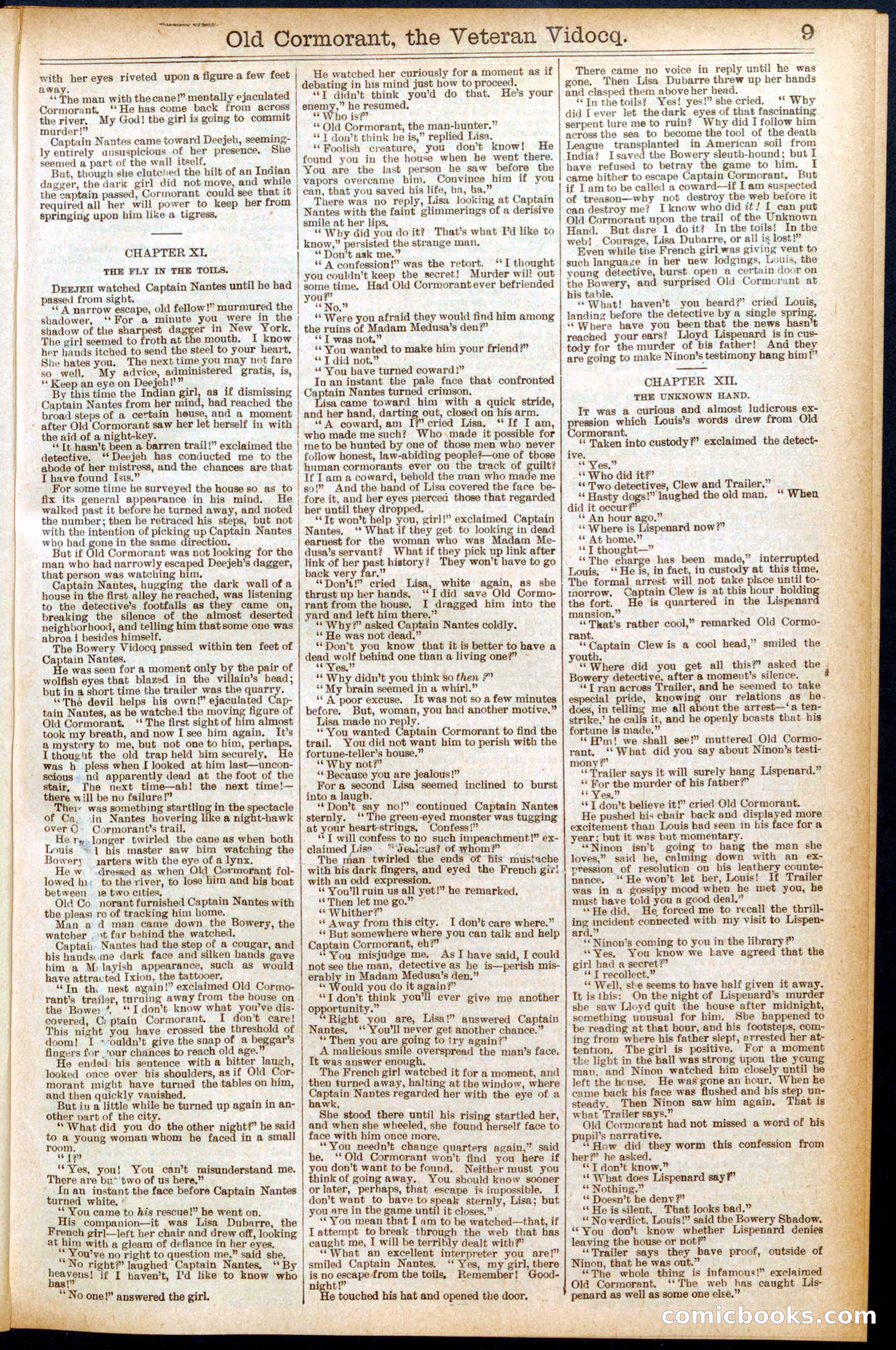 Beadle's Dime Library No. 579 — page 9 of 32